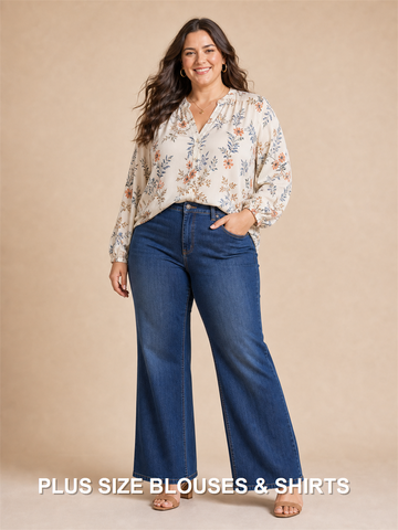 Plus Size Blouses & Shirts collection