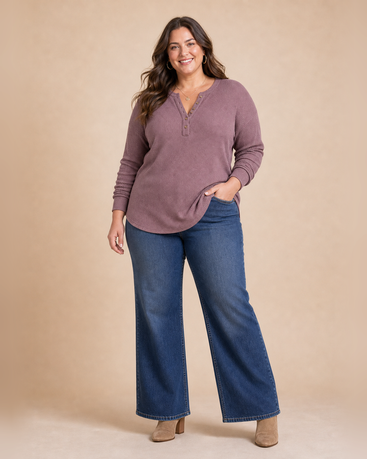 Plus Size Long Sleeve Tops