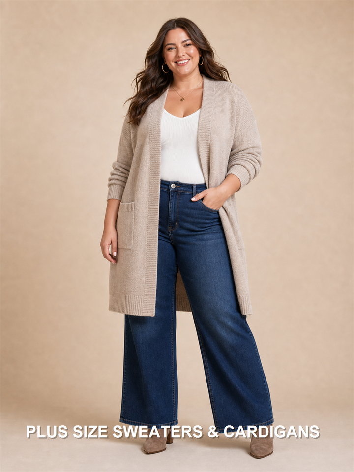 Plus Size Sweaters & Cardigans