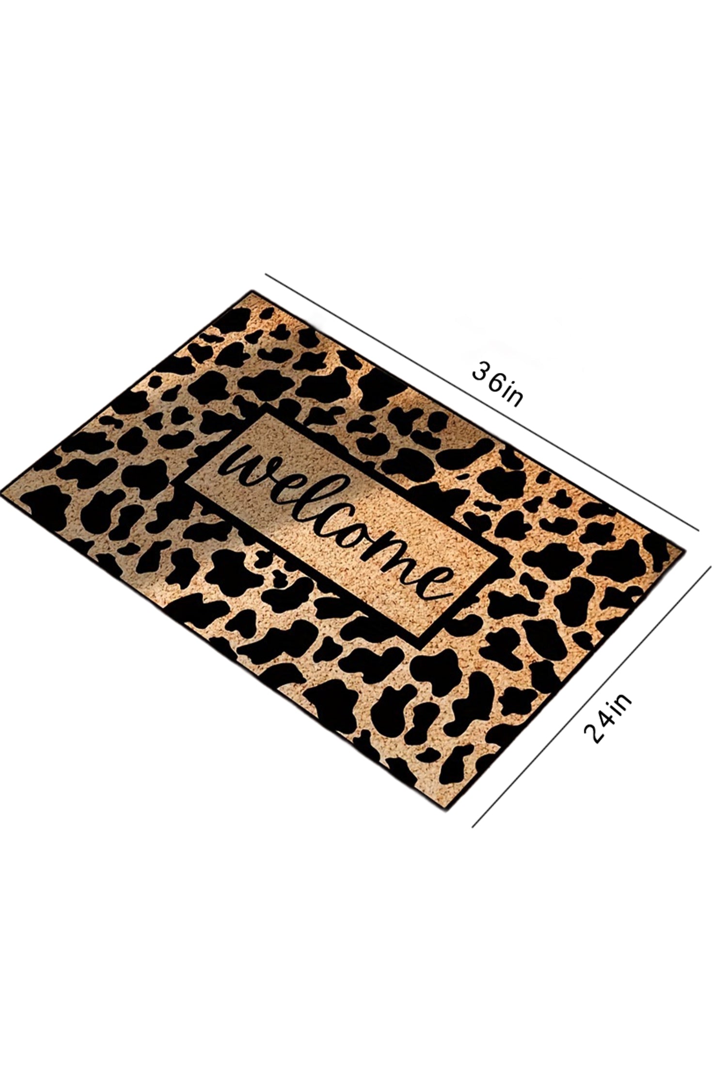 Camel Stylish Animal Print Welcome Doormat