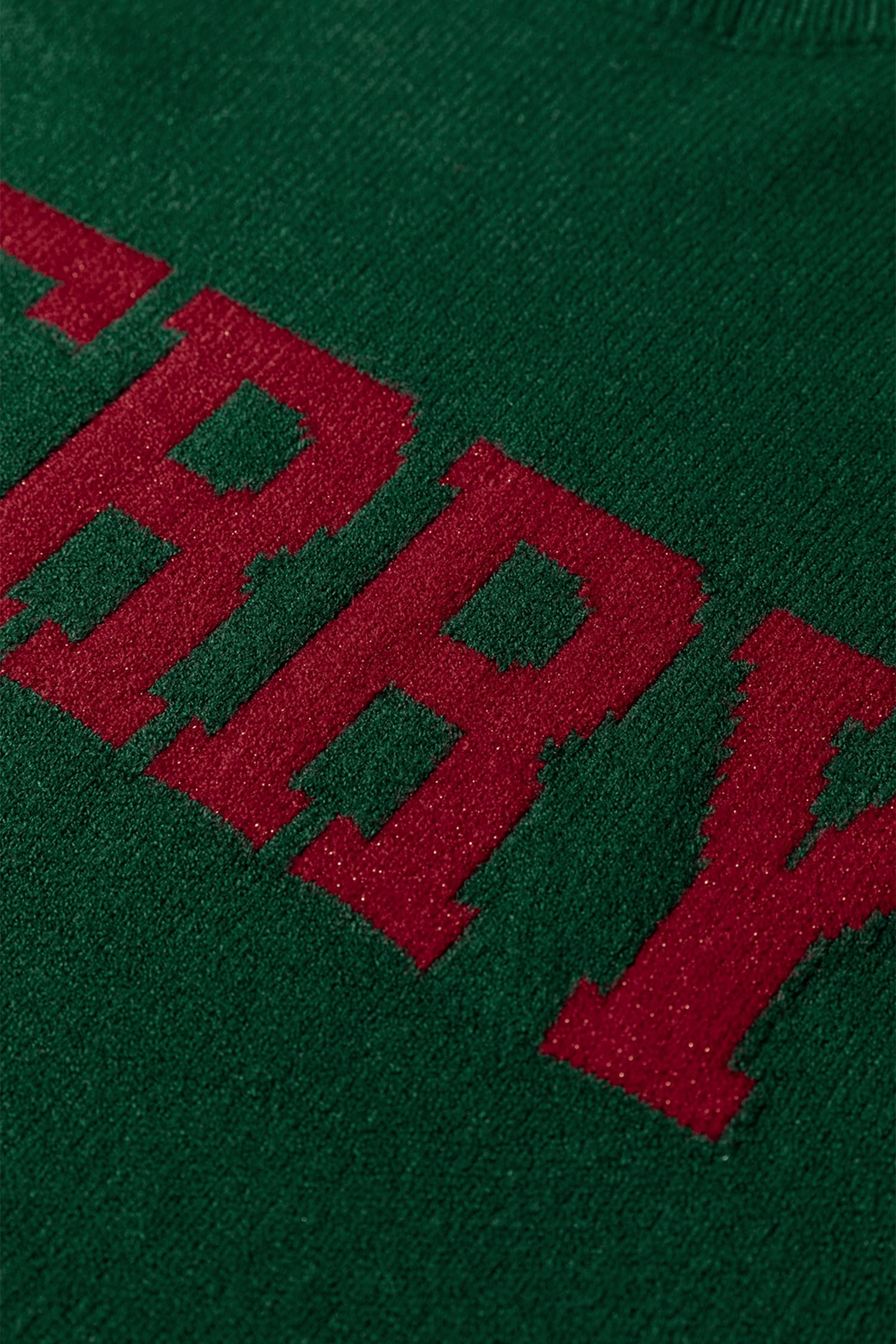 Blackish Green MERRY Letter Pattern Christmas Raglan Sleeve Sweater