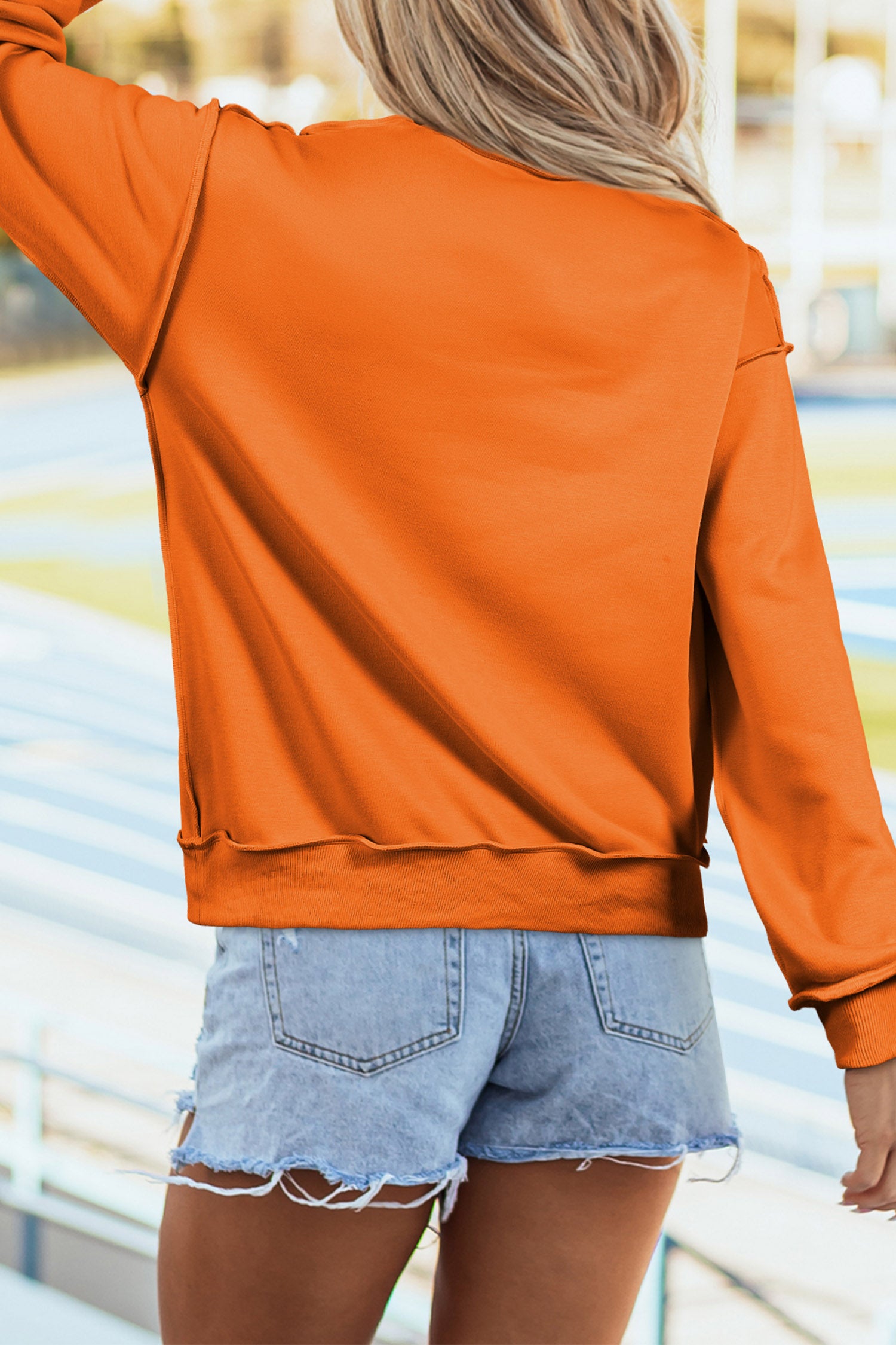 Carrot Spooky Season Mock Neck Halloween Sweatshirt