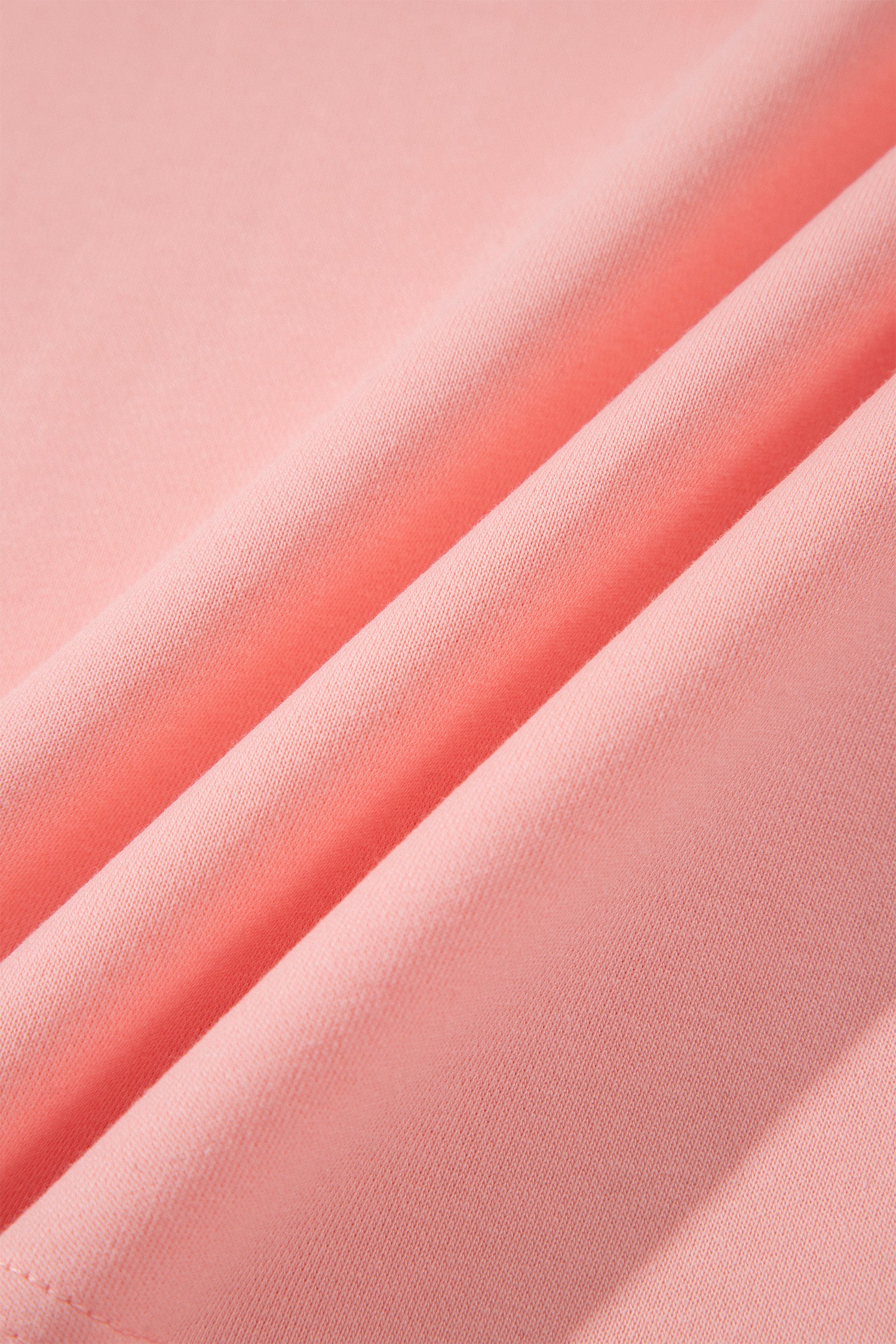 Pink Colorblock Striped Patchwork Raw Detail Long Sleeve Top