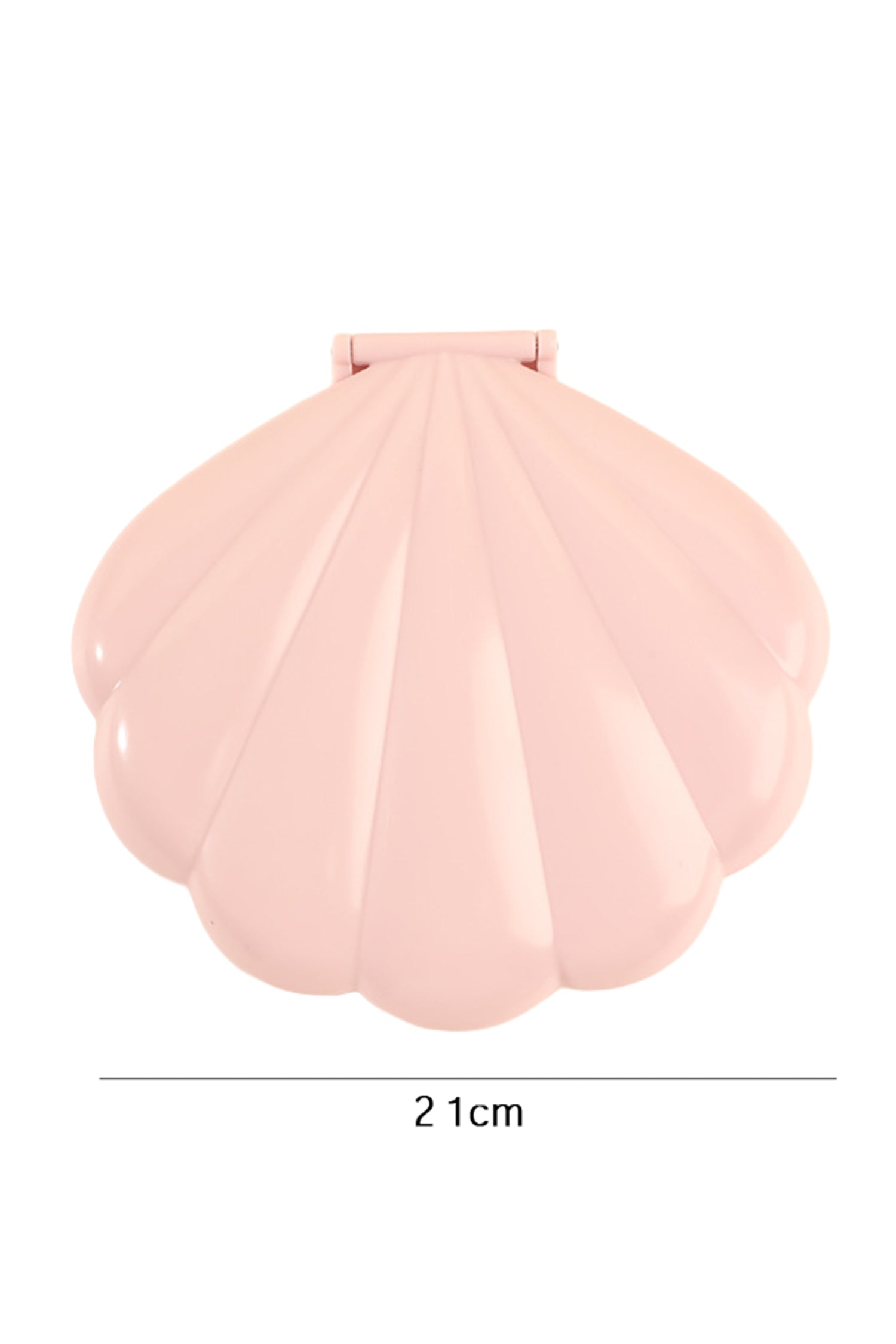 Pink Seashell Mermaid Core Double Sided Makeup Case Mirror