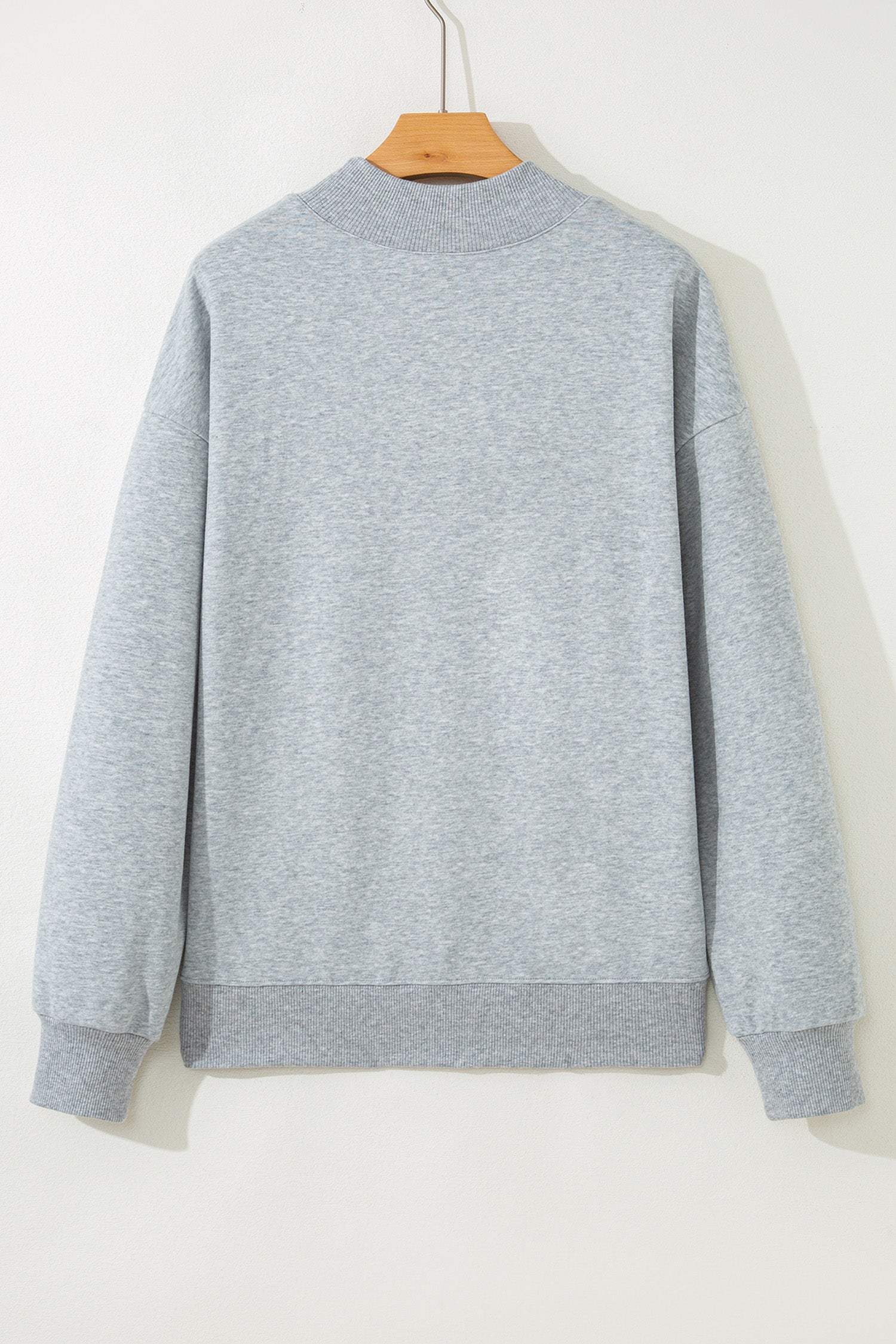 Gray TENNESSEE Mock Neck Pullover Sweatshirt