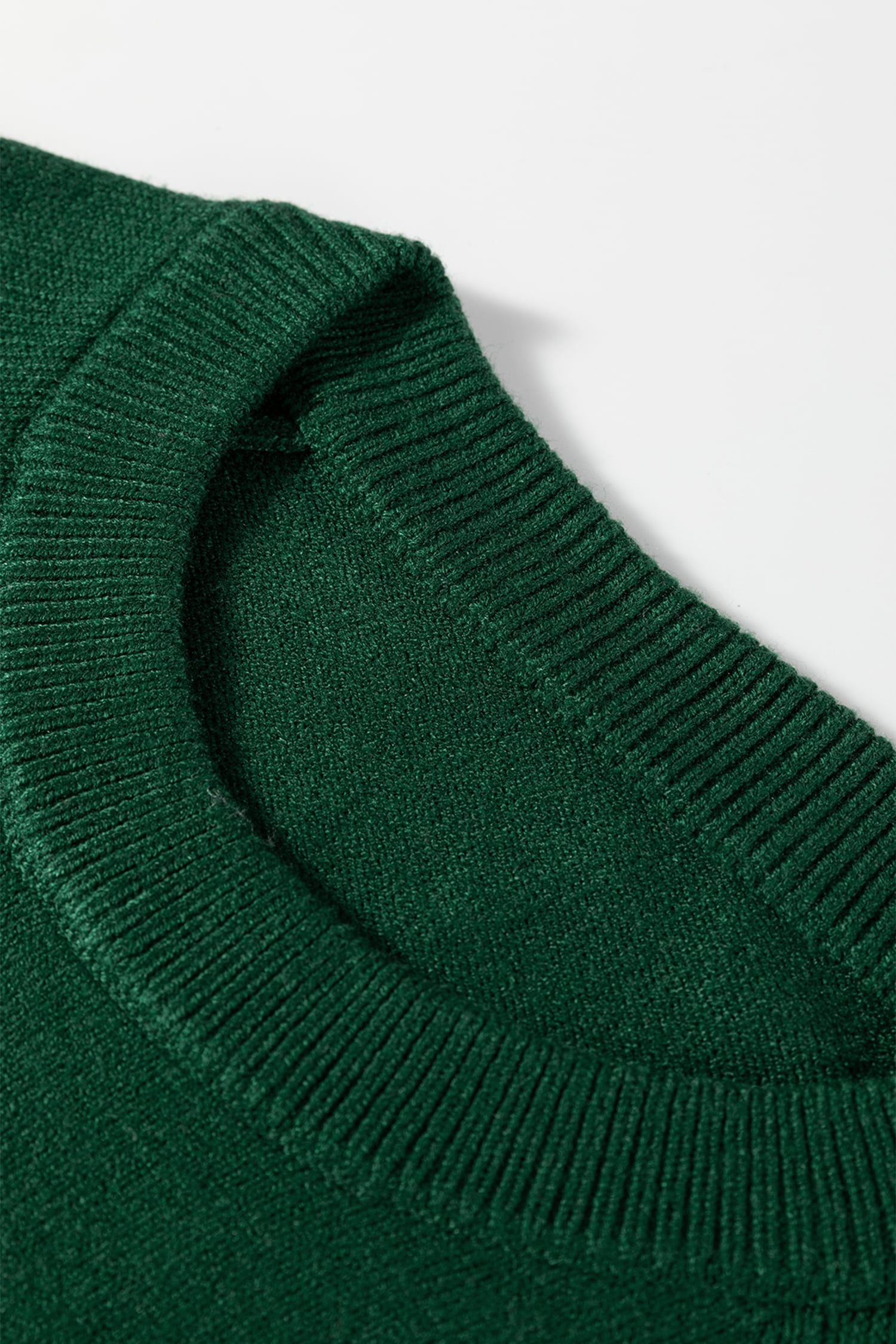 Blackish Green MERRY Letter Pattern Christmas Raglan Sleeve Sweater