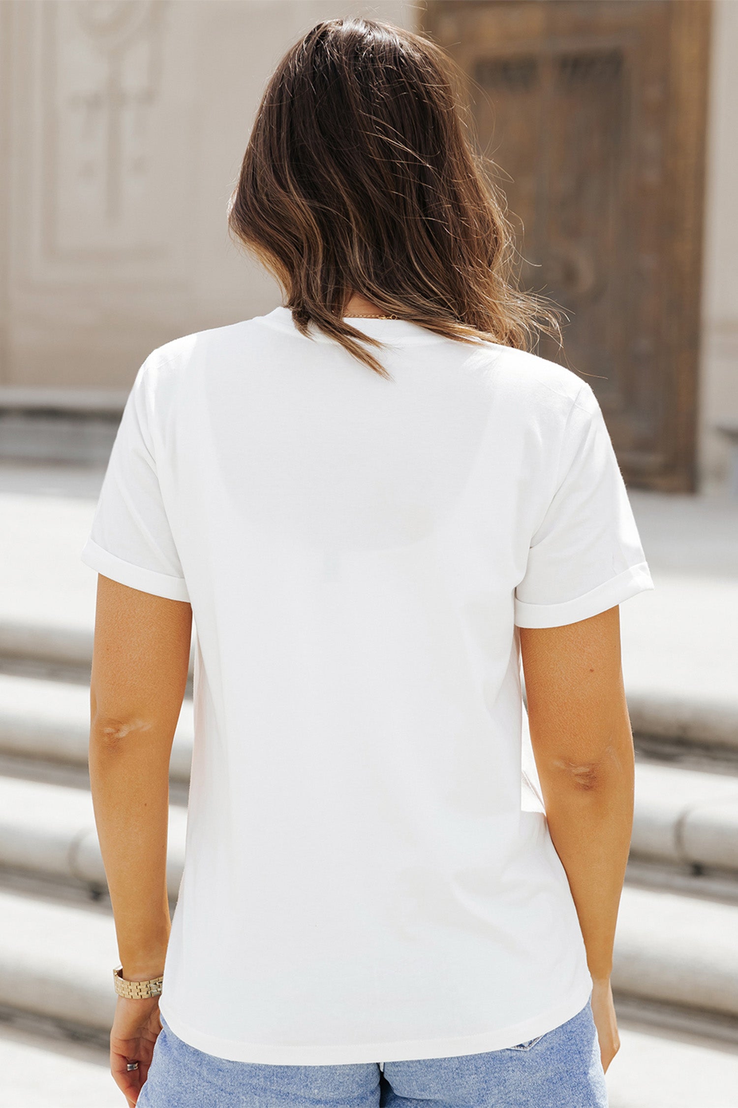 White Camo Bow Flying Mallard Duck Printed Tee