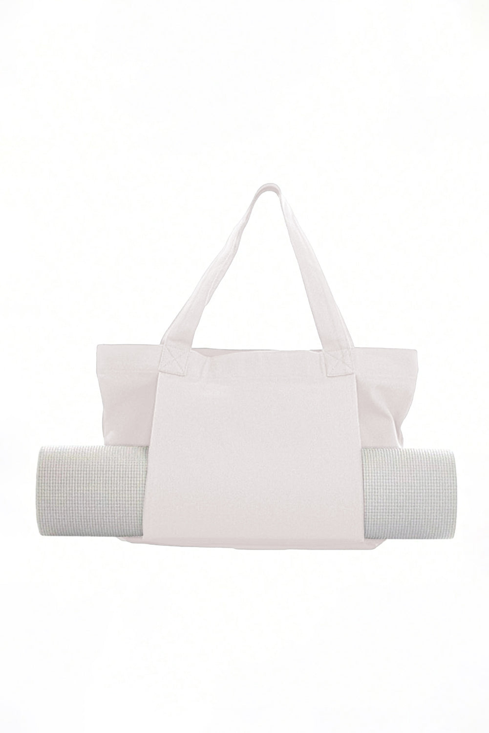 Dark Brown Canvas Large Tote Yoga Mat Bags