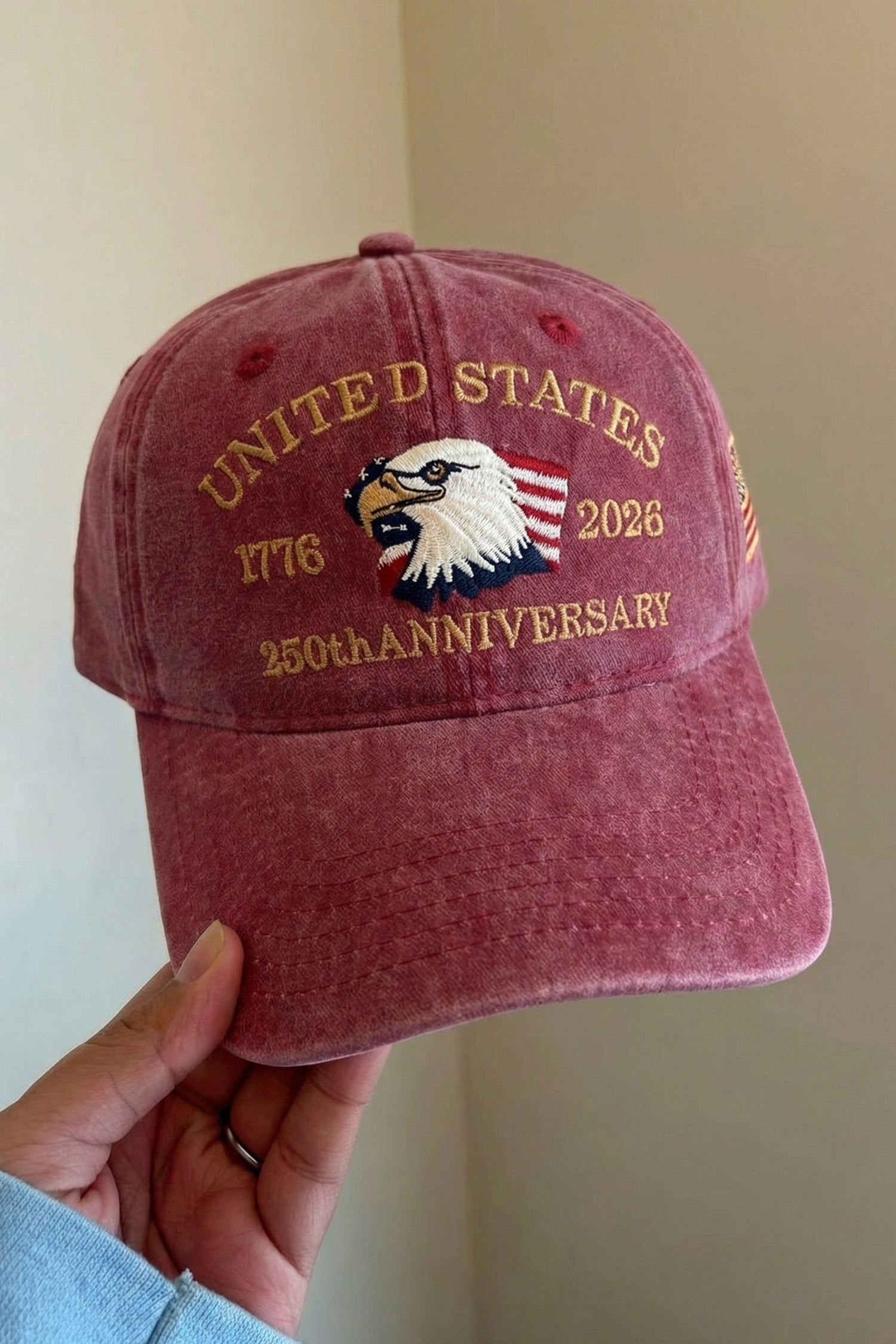 Mineral Red United States 250th Anniversary Hat