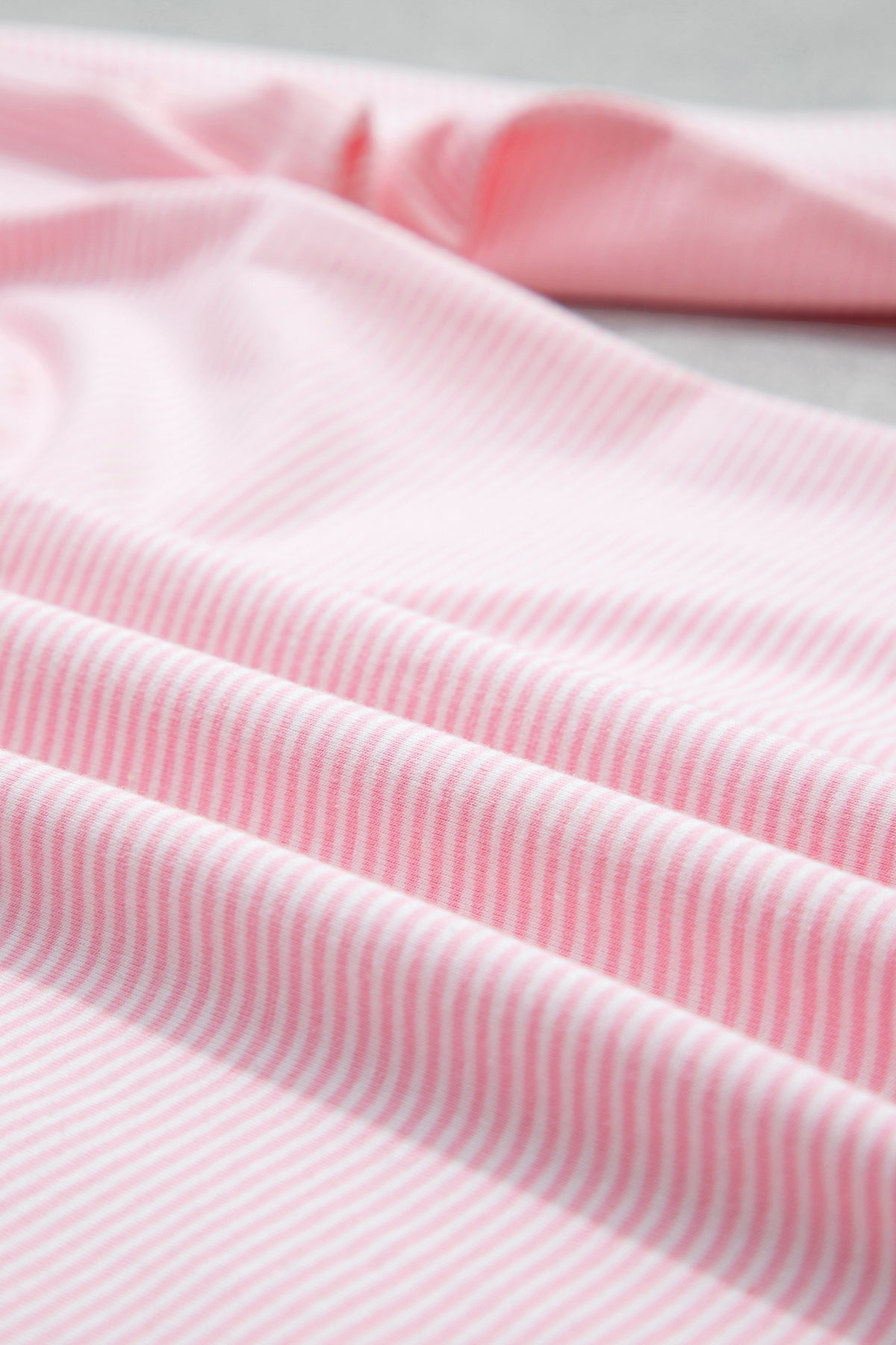 Pink Stripe Color Block Trim Mock Neck Pullover Drawstring Pants Casual Outfit