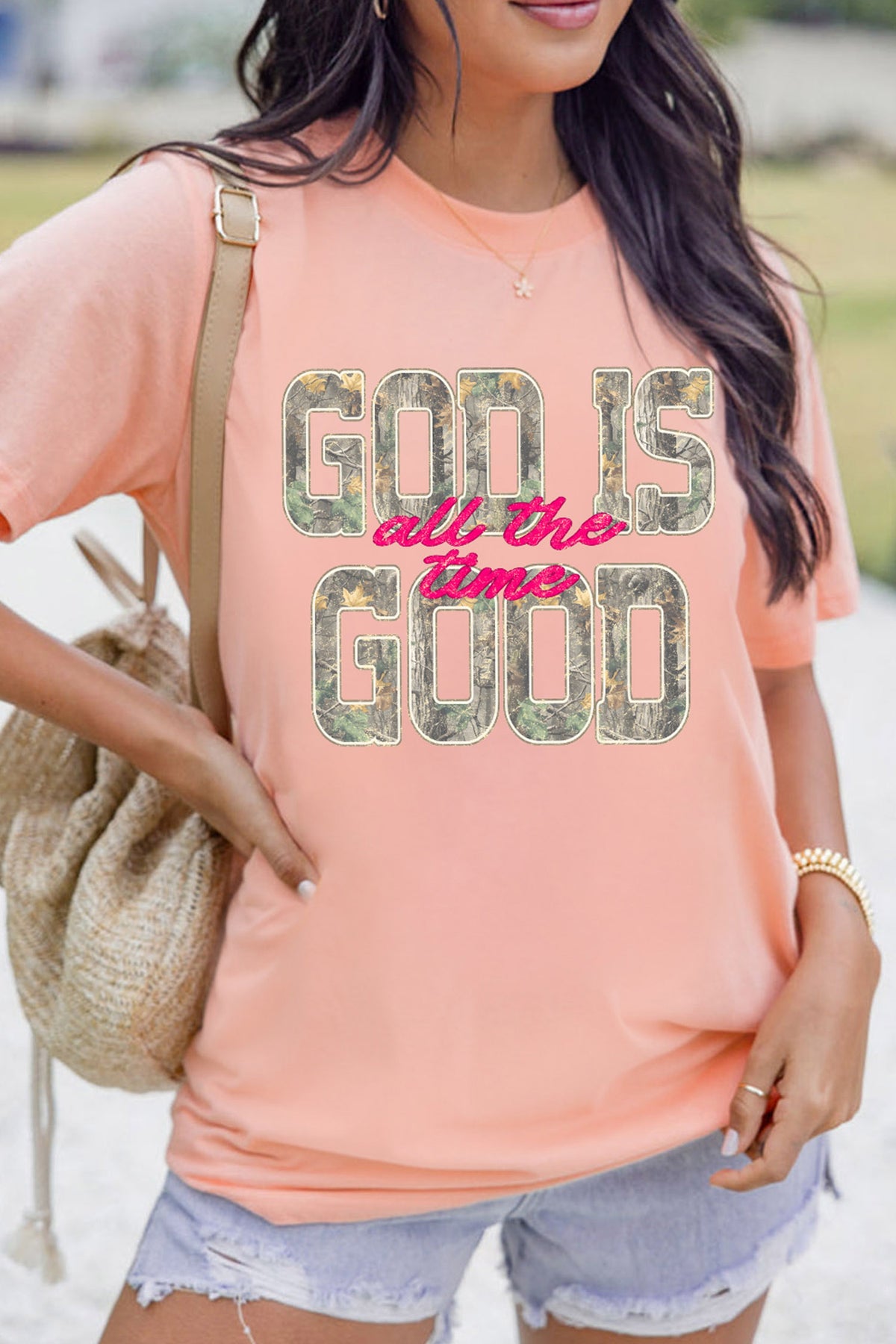 Pink Casual Heat Transferring Slogan Pattern T-Shirt