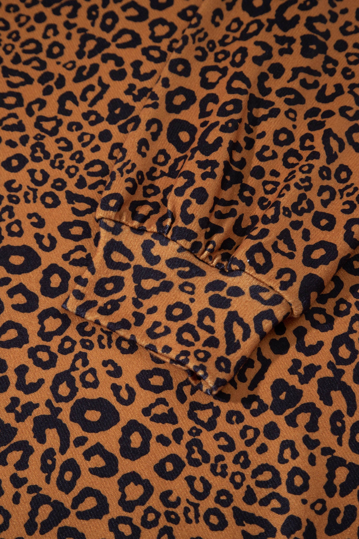 Brown Leopard Print Long Sleeve Top Relaxed Pant Set