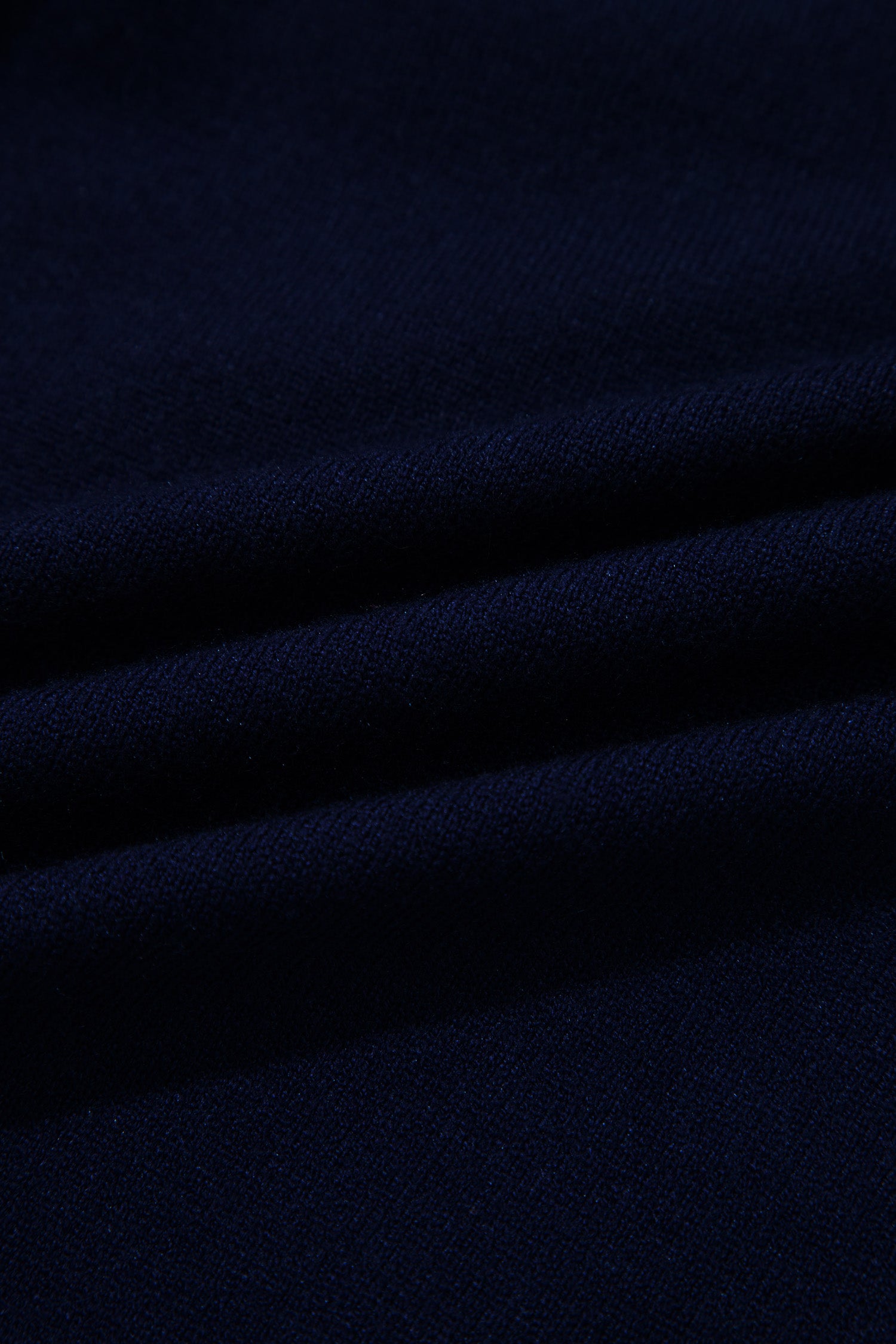 Navy Blue Drop Shoulder Long Sleeve Striped Pullover Sweater