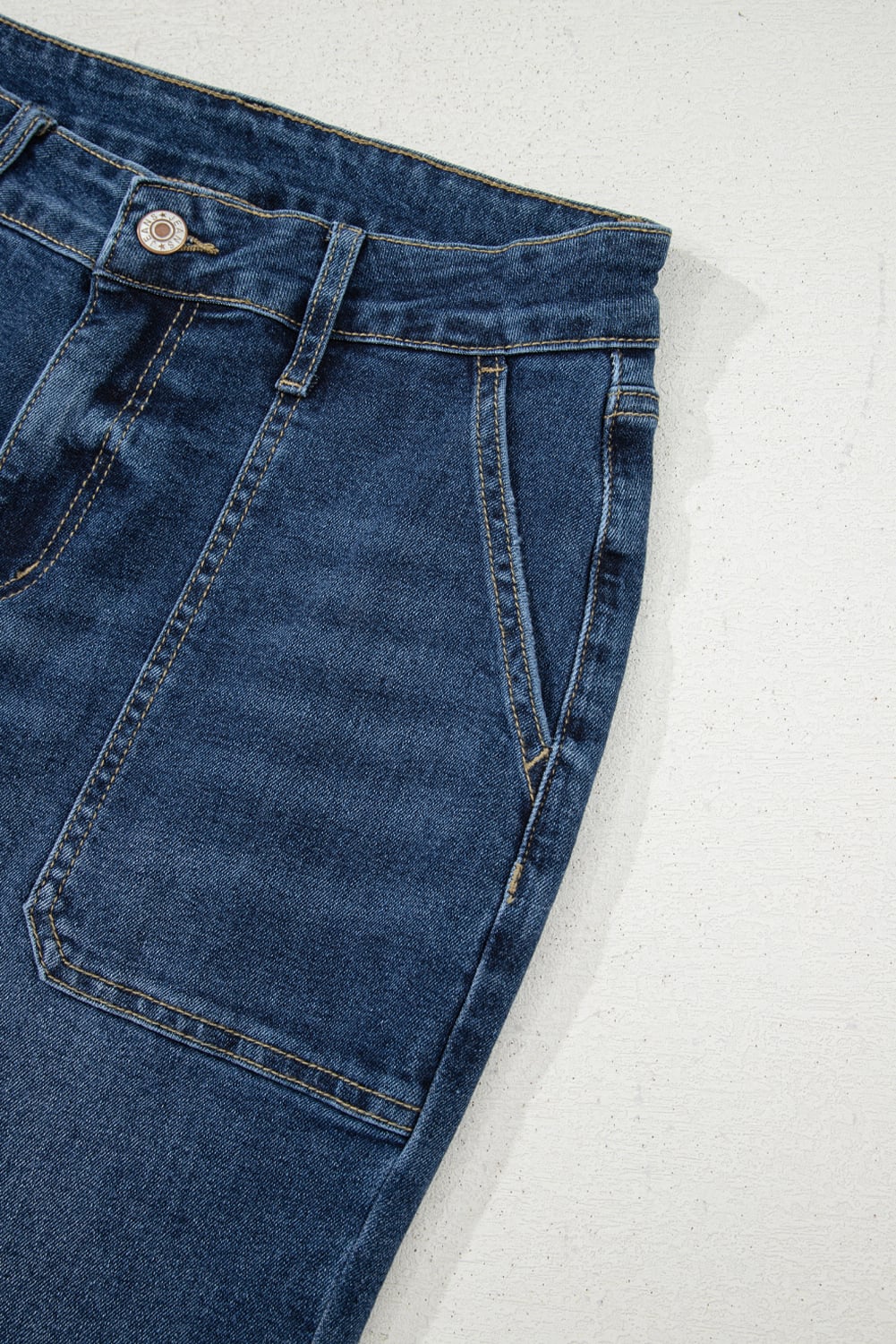Ashleigh Blue Cropped High Rise Wide Leg Jeans