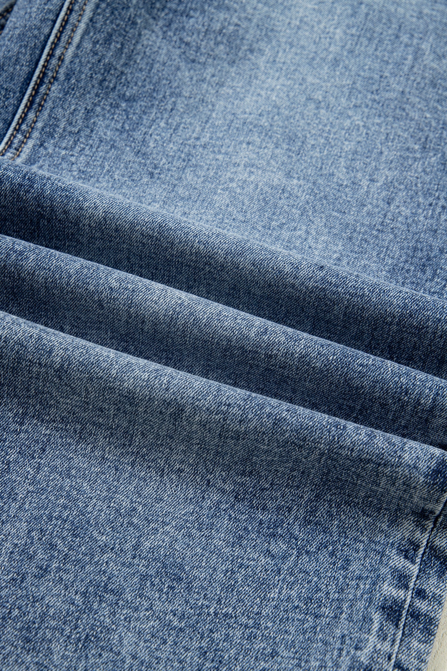 Ashleigh Blue Cuffed Straight Loose Jeans