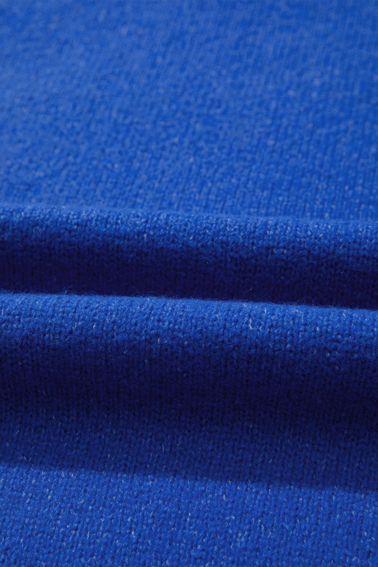Sky Blue Drop Shoulder Long Sleeve Sweater