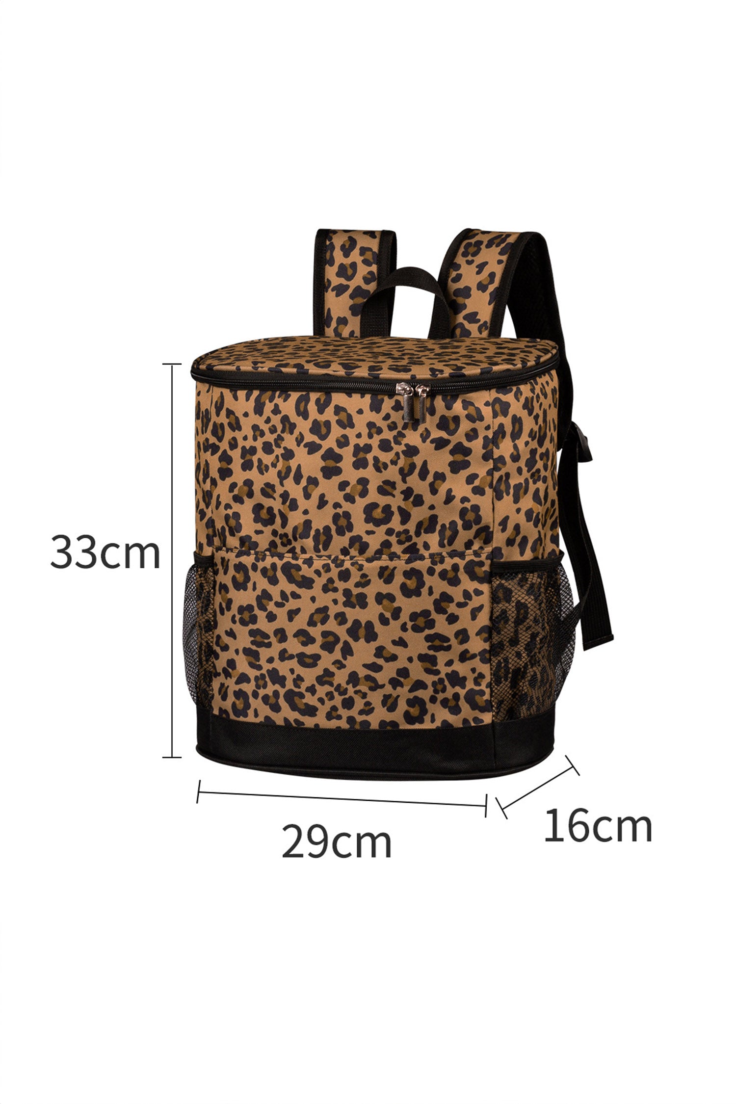 Thai Curry Leopard Print Waterproof Lightweight Insulation Knapsack