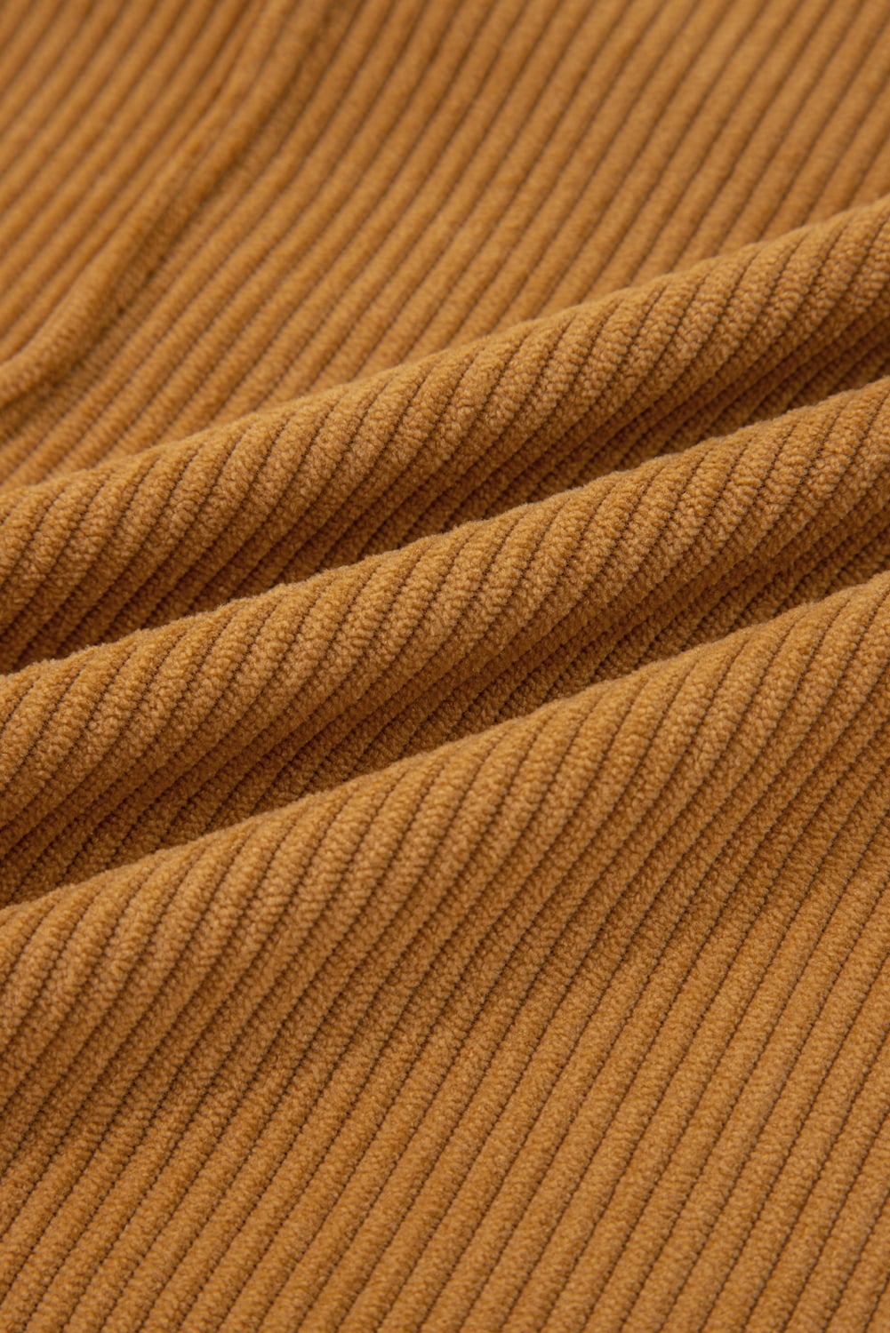 Beige Corduroy Sleeveless Mini Dress With Patched Pockets