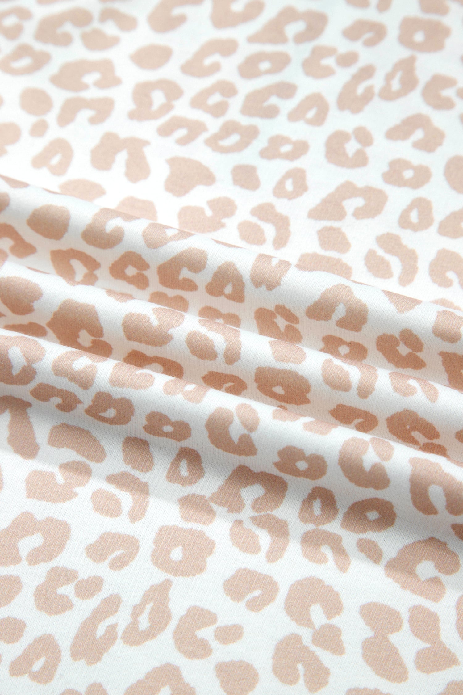 Beige Leopard Zip Polo Top 2pcs Short Set