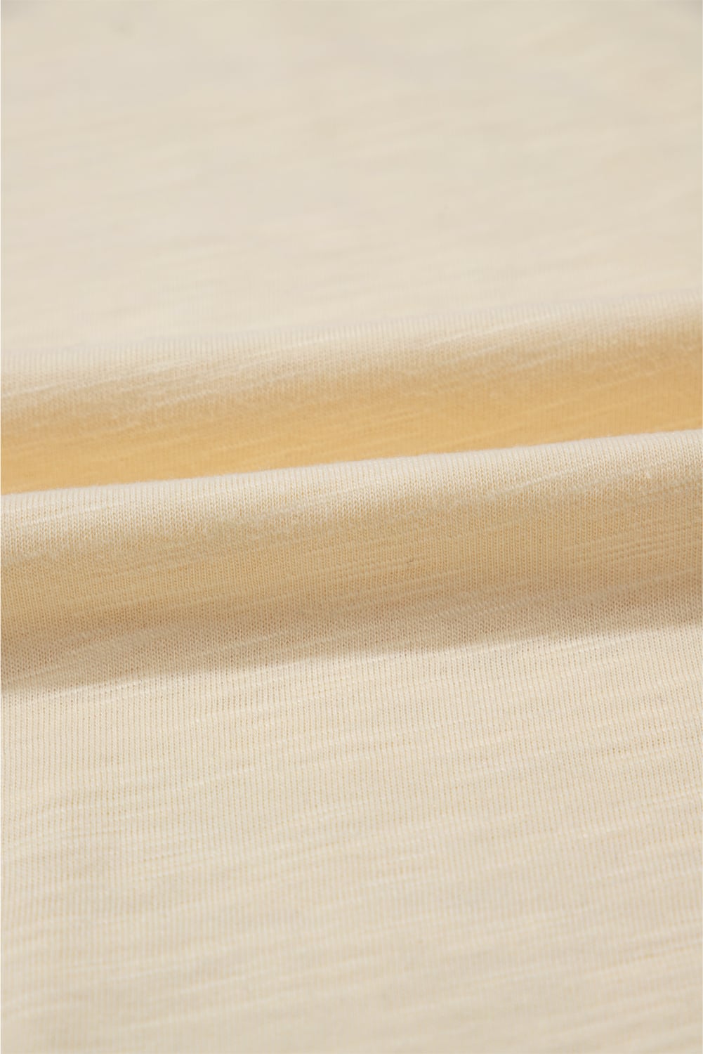 Beige Solid Color Tank Top and Smocked Waist Pants Set