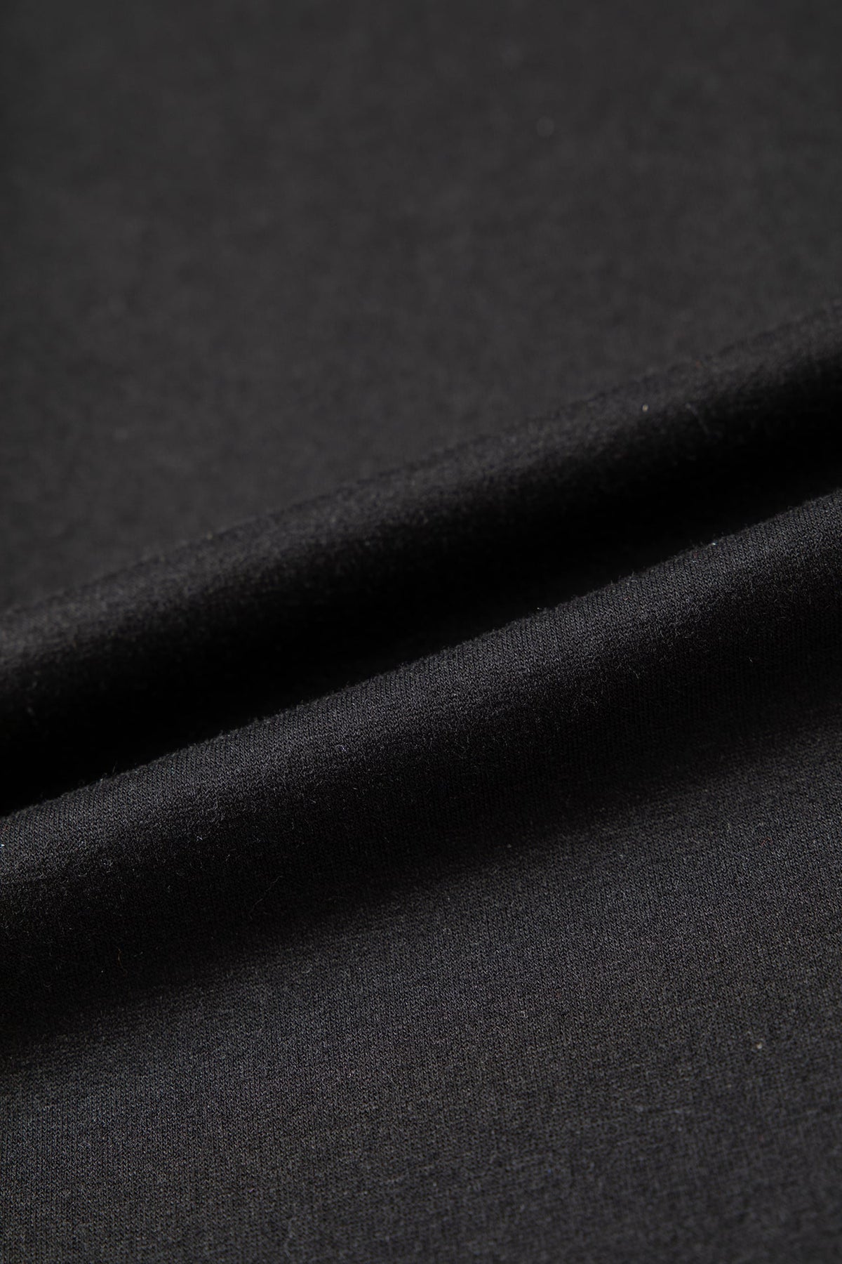 Black 3/4 Sleeve Button Detail Off Shoulder Top