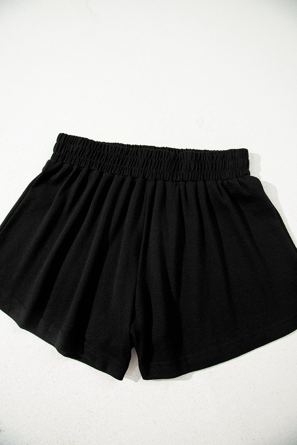 Black 3 Pcs Crop Tank Top Shorts with Cardigan Lounge Set