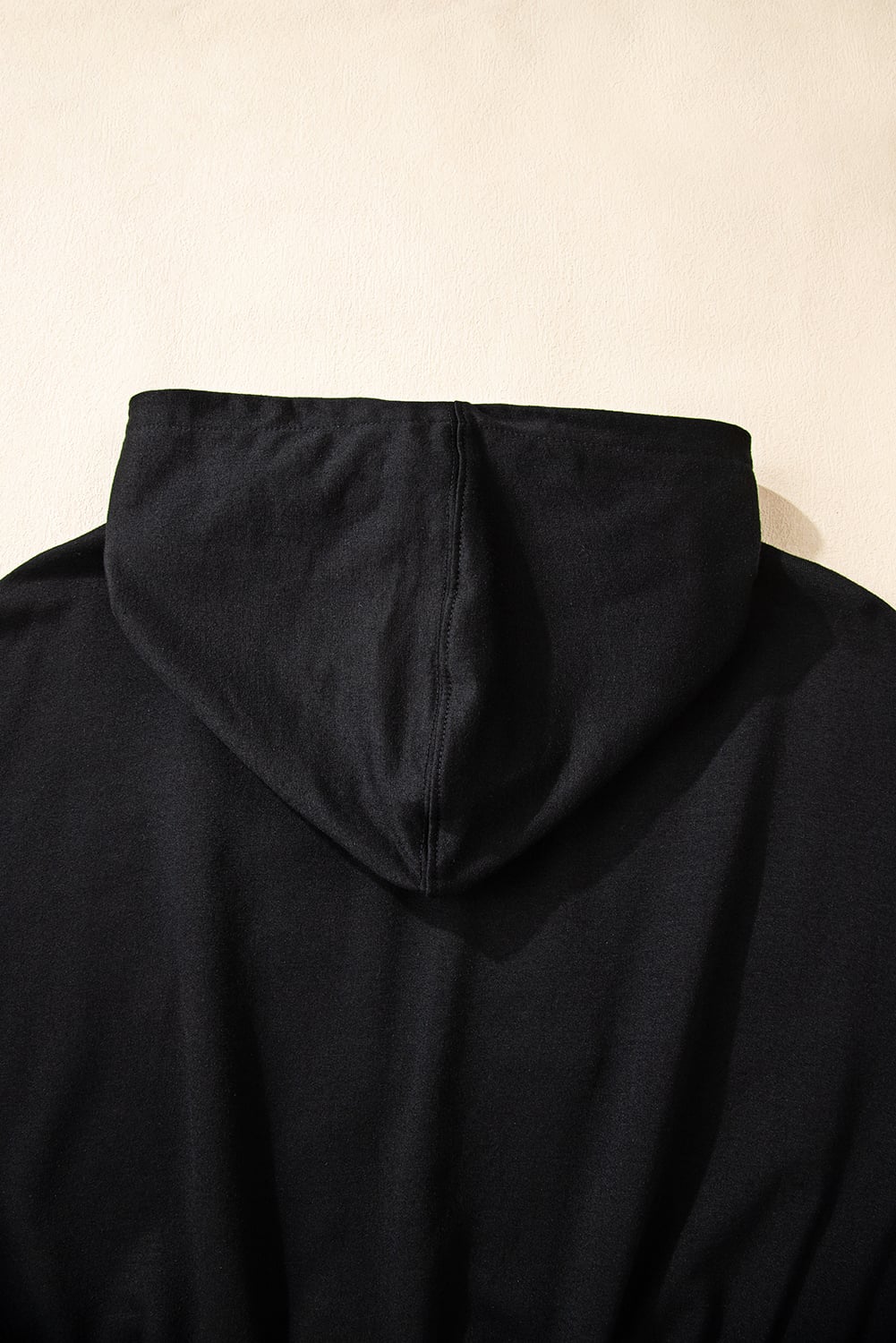 Black Double Zipper Hooded Jacket and Sweatpants Active Set