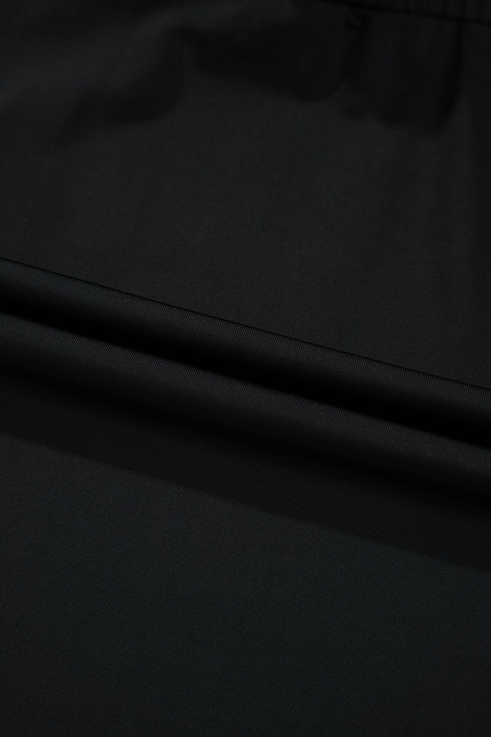 Black Drawstring Elastic Waistband Lined Tennis Skorts