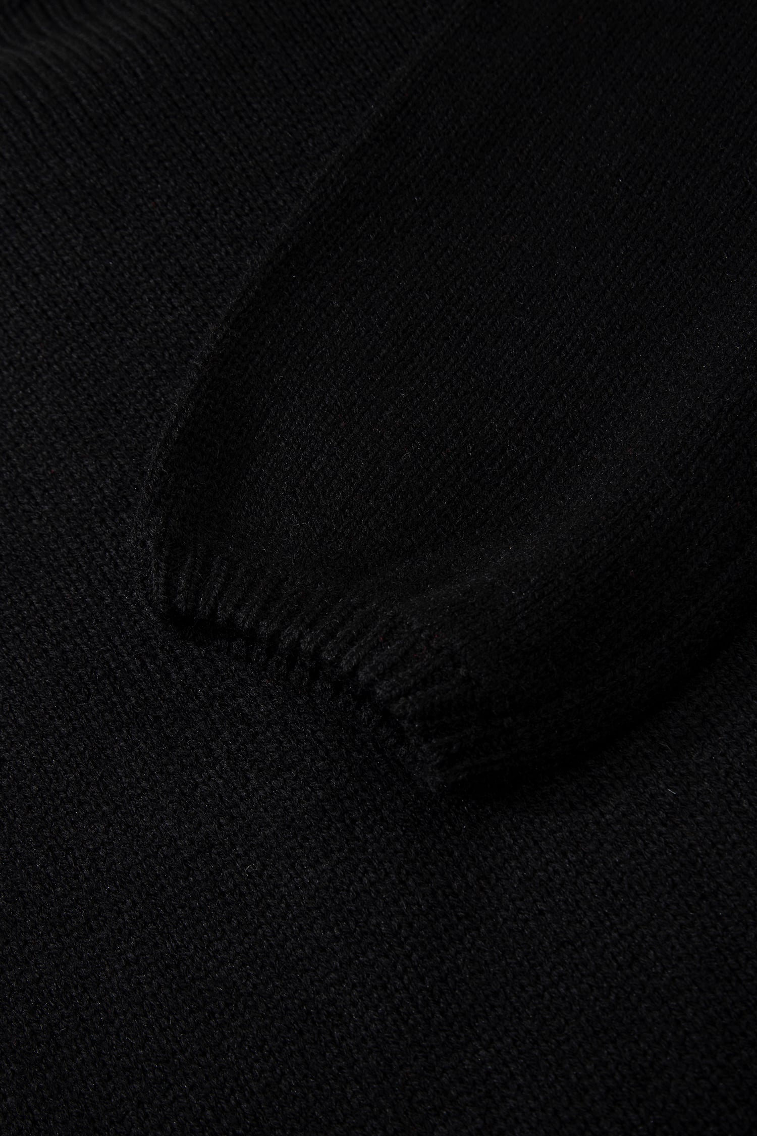 Black Bow Backless Bubble Sleeve Sweater