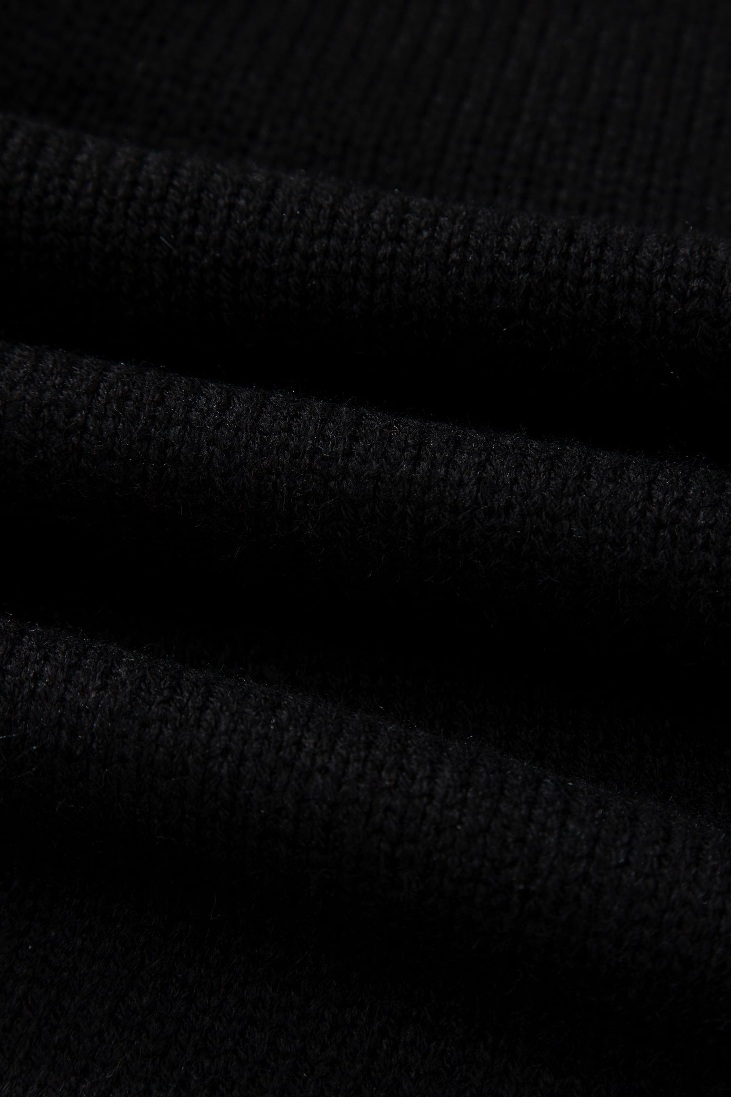 Black Bow Backless Bubble Sleeve Sweater