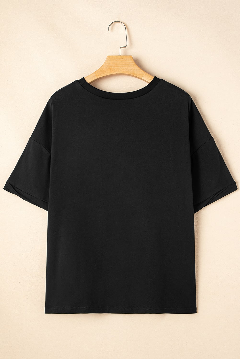 Black July 4th Stars AND Stripes Vintage Letter Graphic Tee