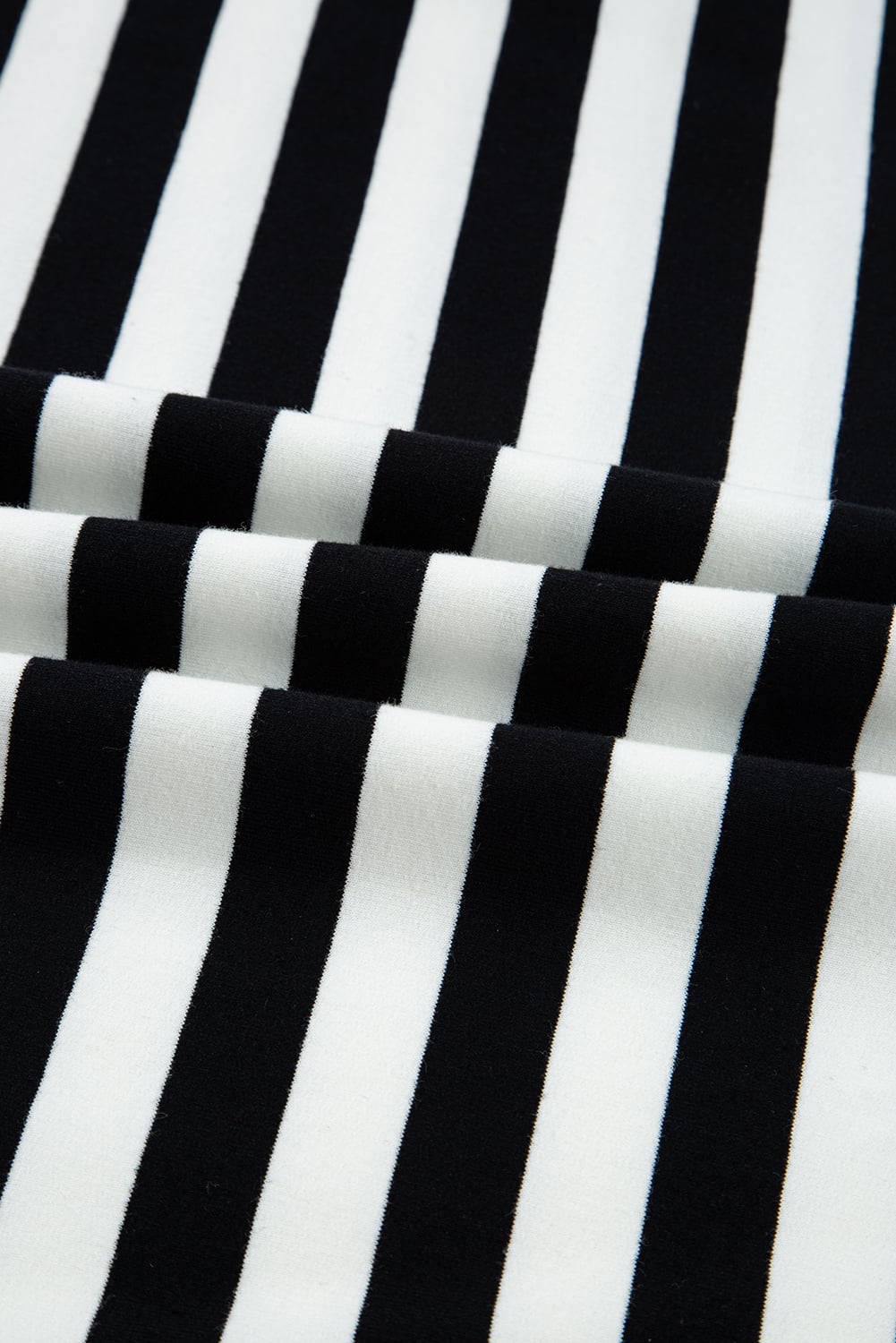 Black Stripe Color Block Edge Pullover and Shorts PLus Size Set
