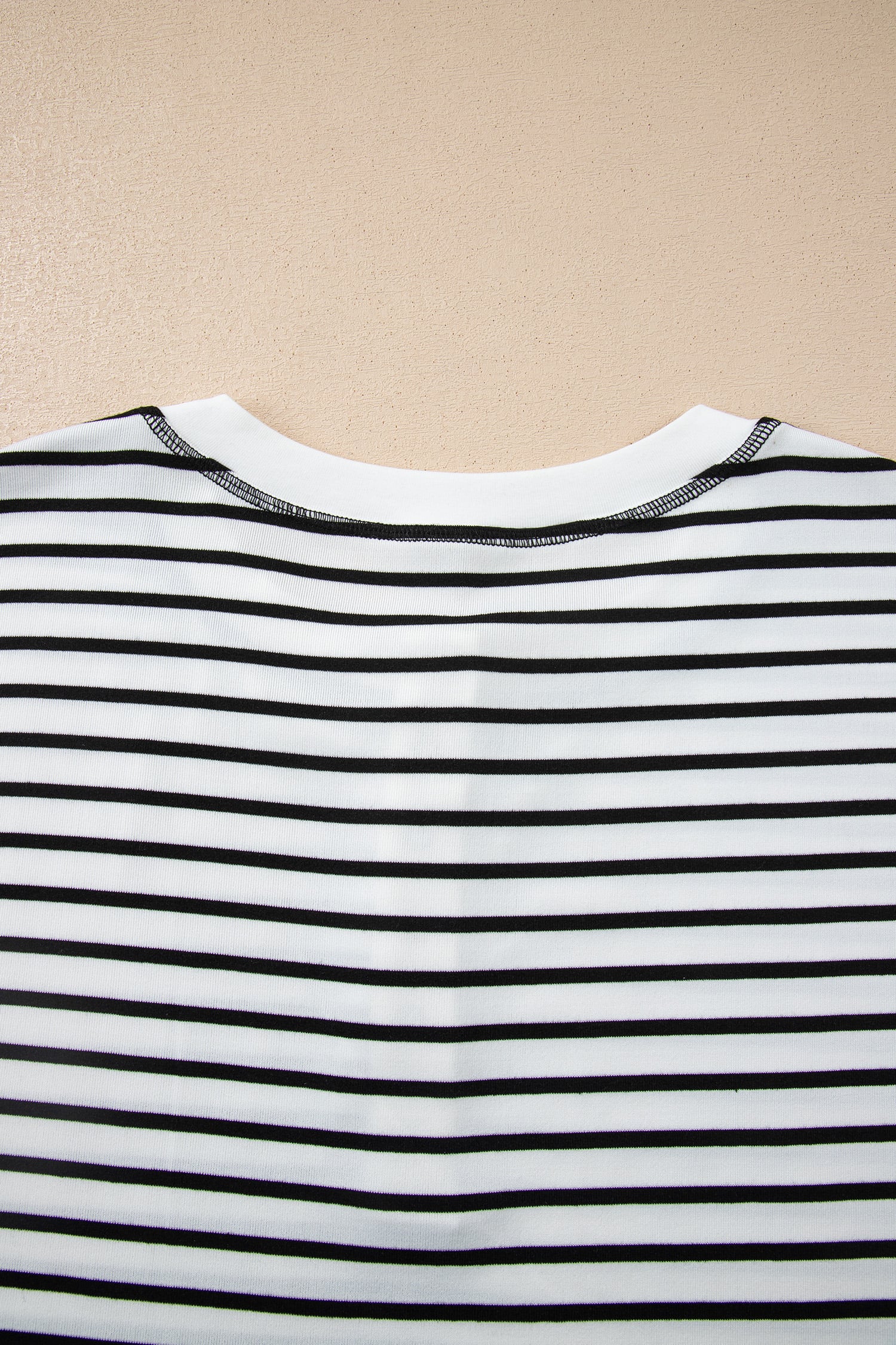 Black Stripe Half Buttons Top and Shorts Set