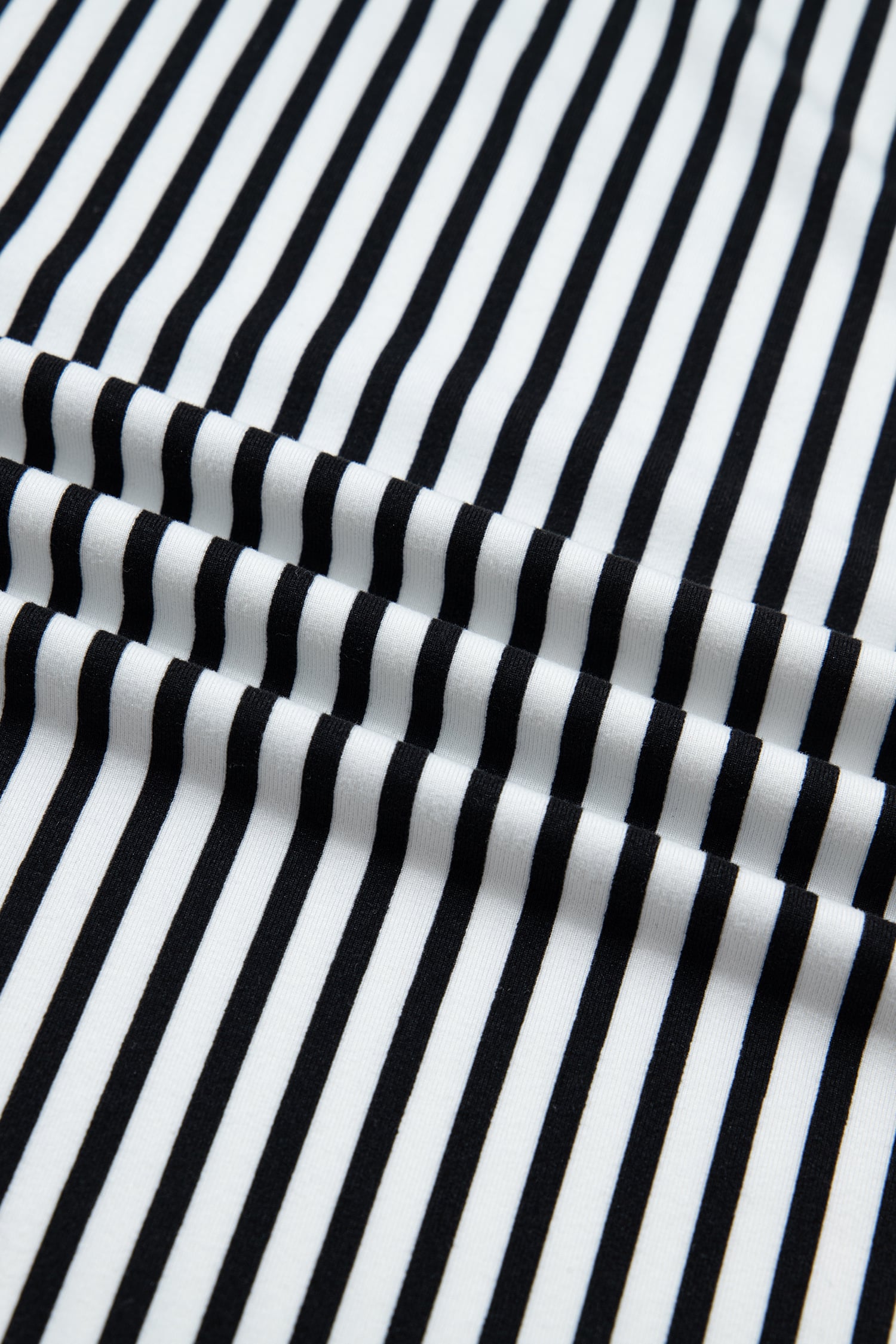 Black Stripe Plus Size Loose Straight Casual Pants
