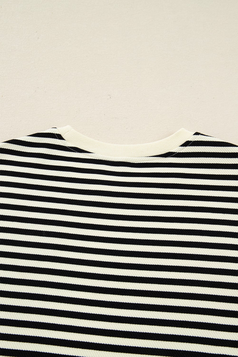 Black Stripe Textured Drop Shoulder Pullover Top Drawstring Mini Skort Two Piece Dress Set