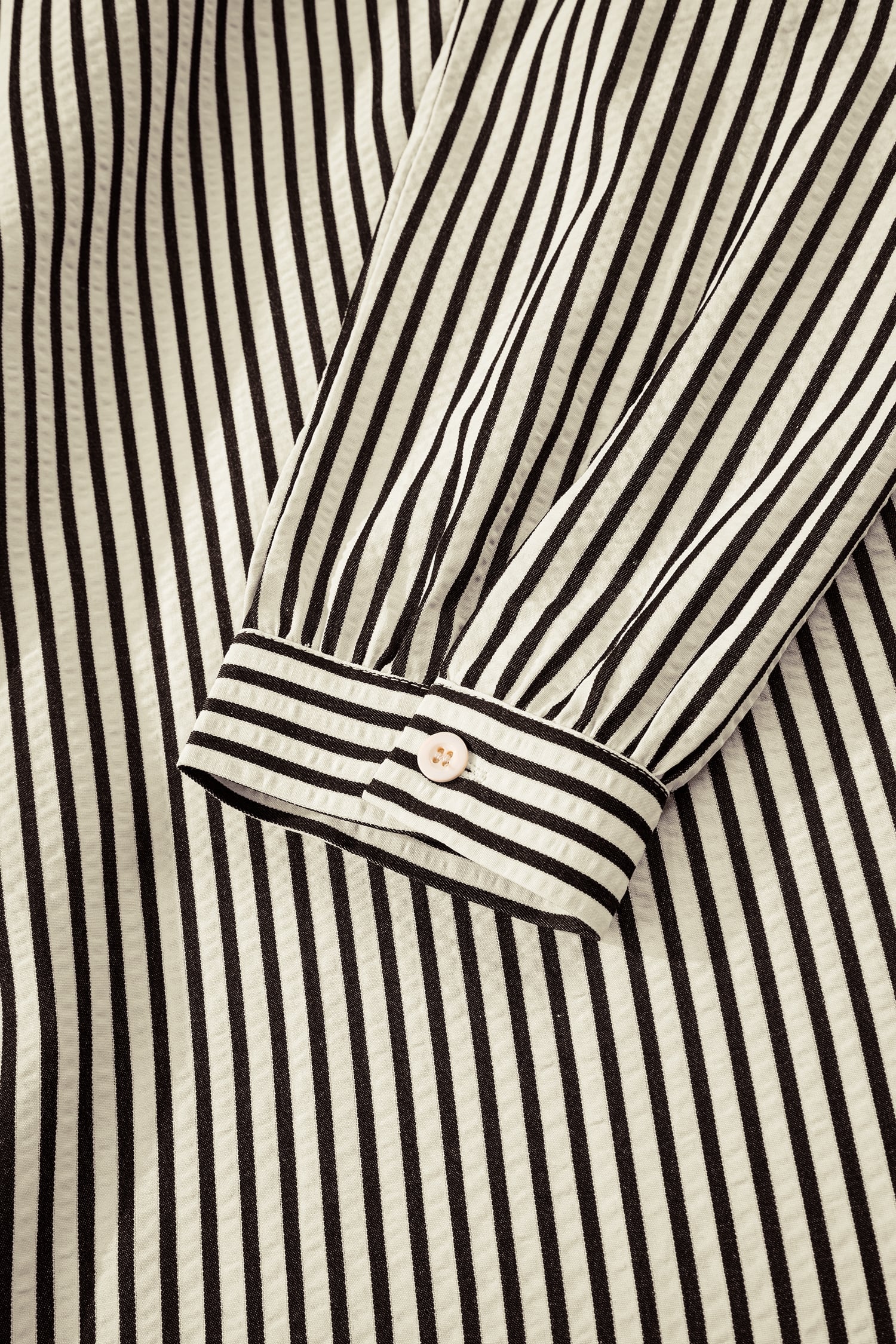 Black Stripe V Neck Zip Front Cinched High Waist Midi Dress