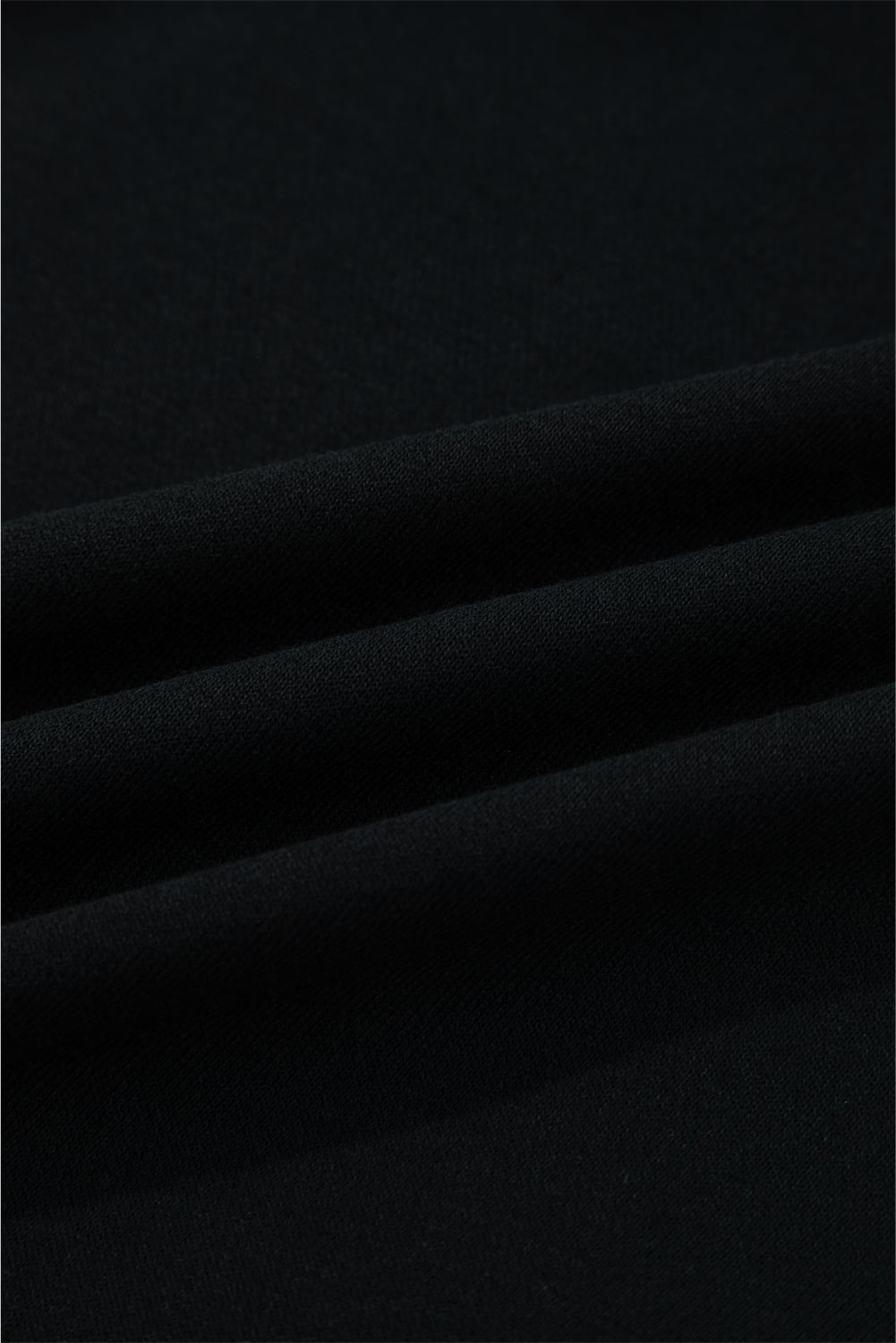 Black Varsity Baseball Bow Graphic Striped Sleeve Baggy Sweatshirt