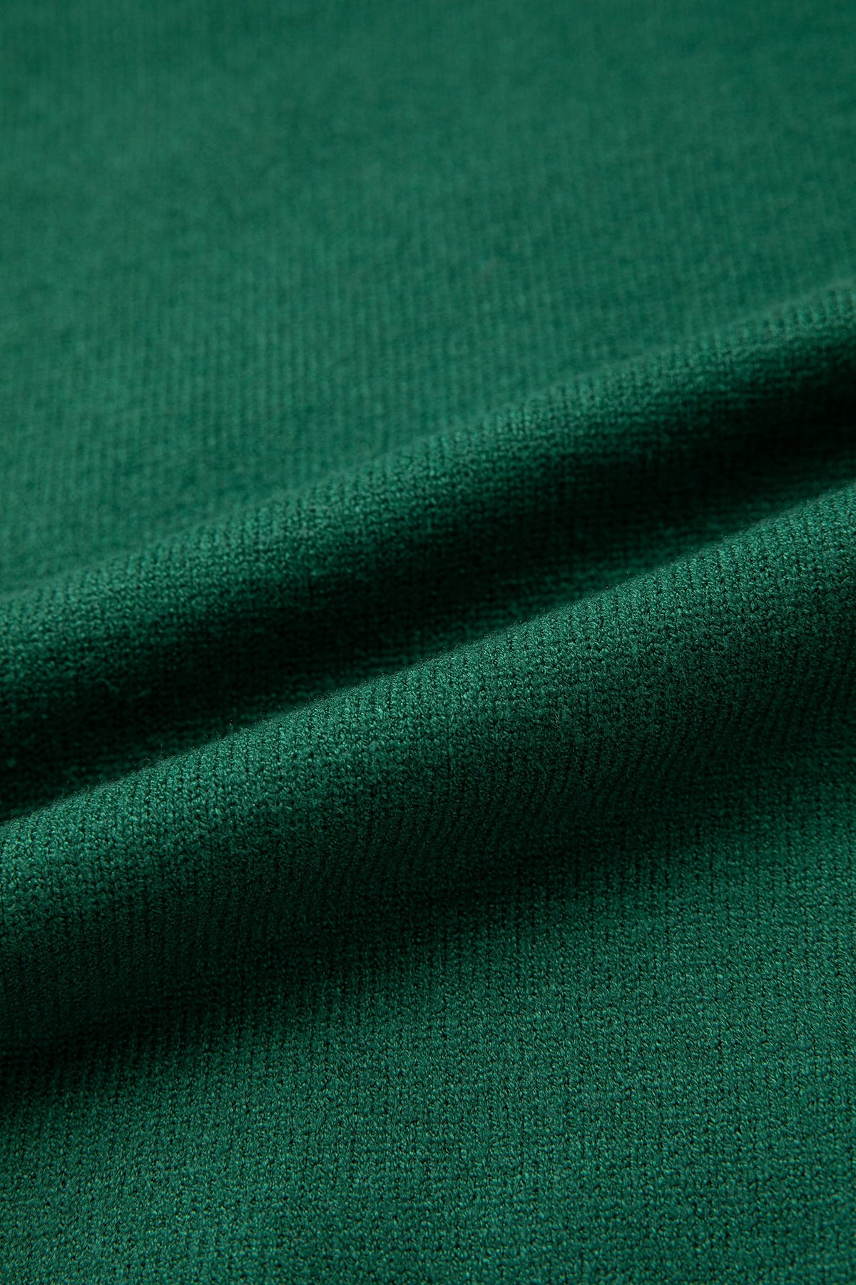 Blackish Green Abstract Dog Embroidery Christmas Fashion Round Neck Sweater