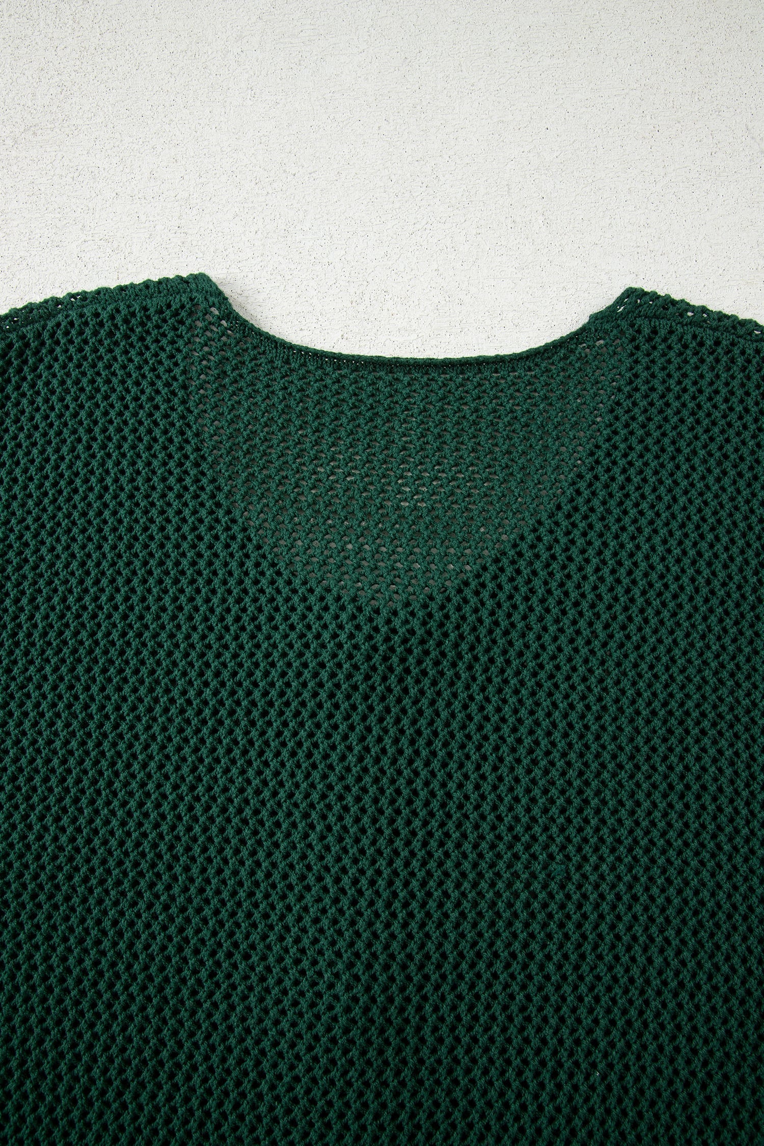 Blackish Green Plus Size Golden Accent Buttons Short Sweater Cardigan