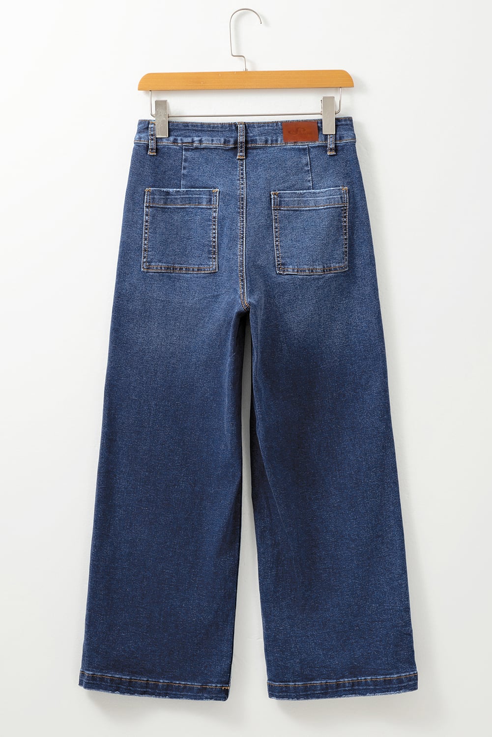Bluing Mimimalist Patch Pocket Womens Shift Jeans
