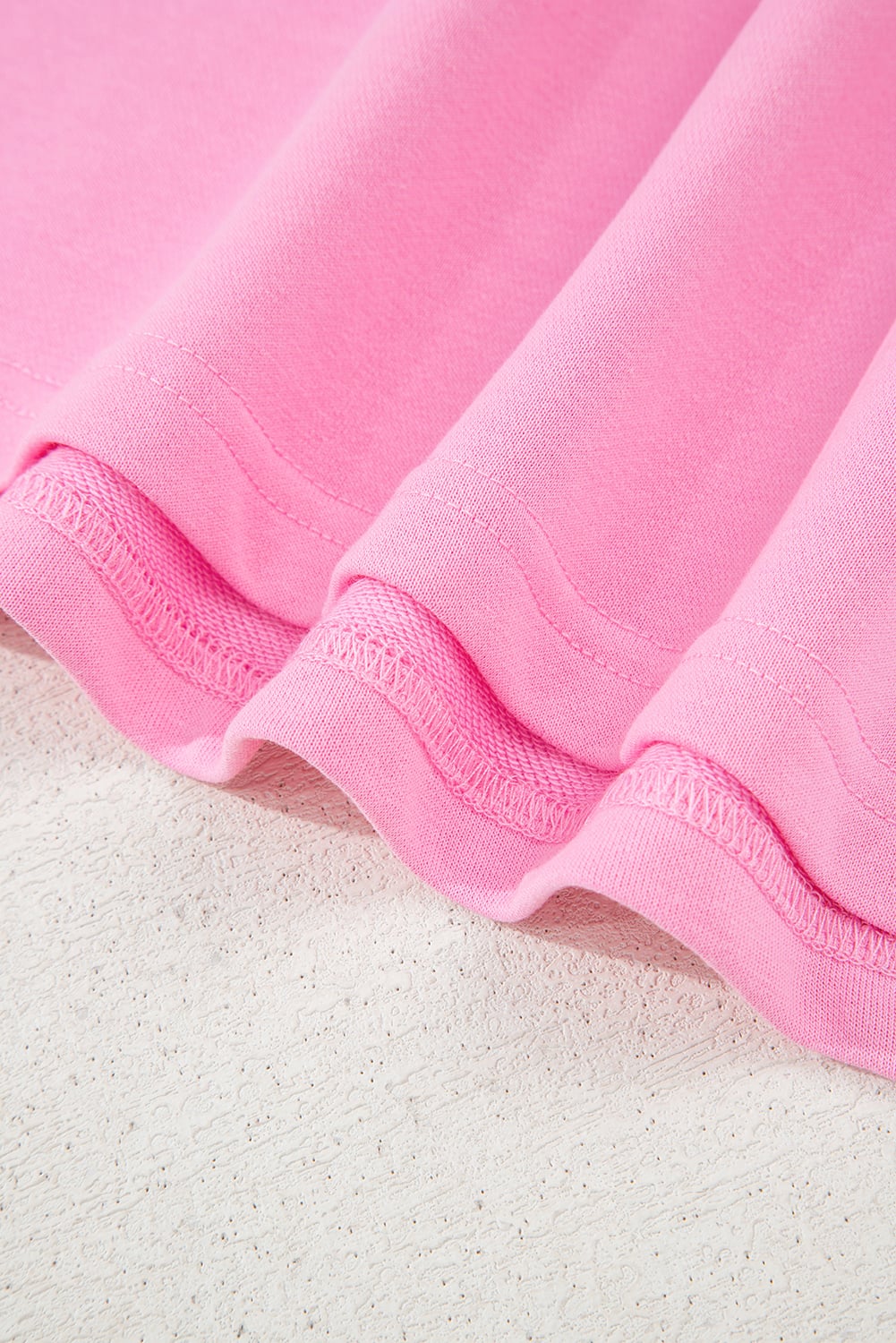 Bonbon Button Striped Collar Patchwork Puff Sleeve Sweatshirt