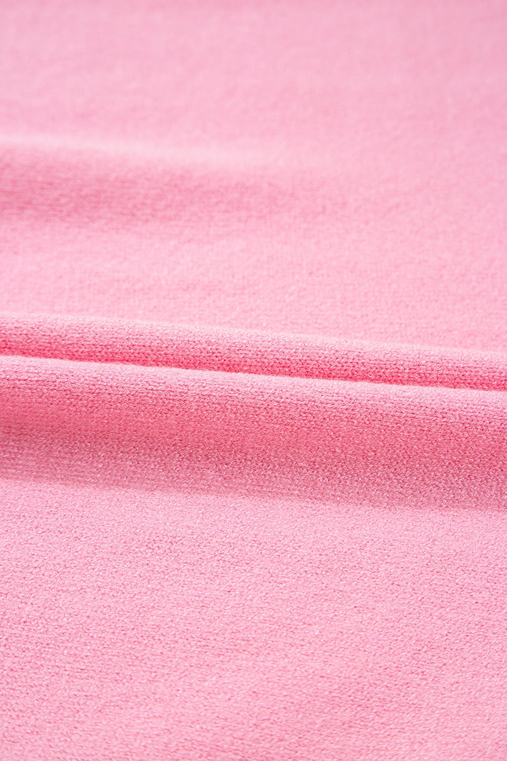 Bonbon Colorblock Bow V-Shape Cut Back Short Sleeve Sweater
