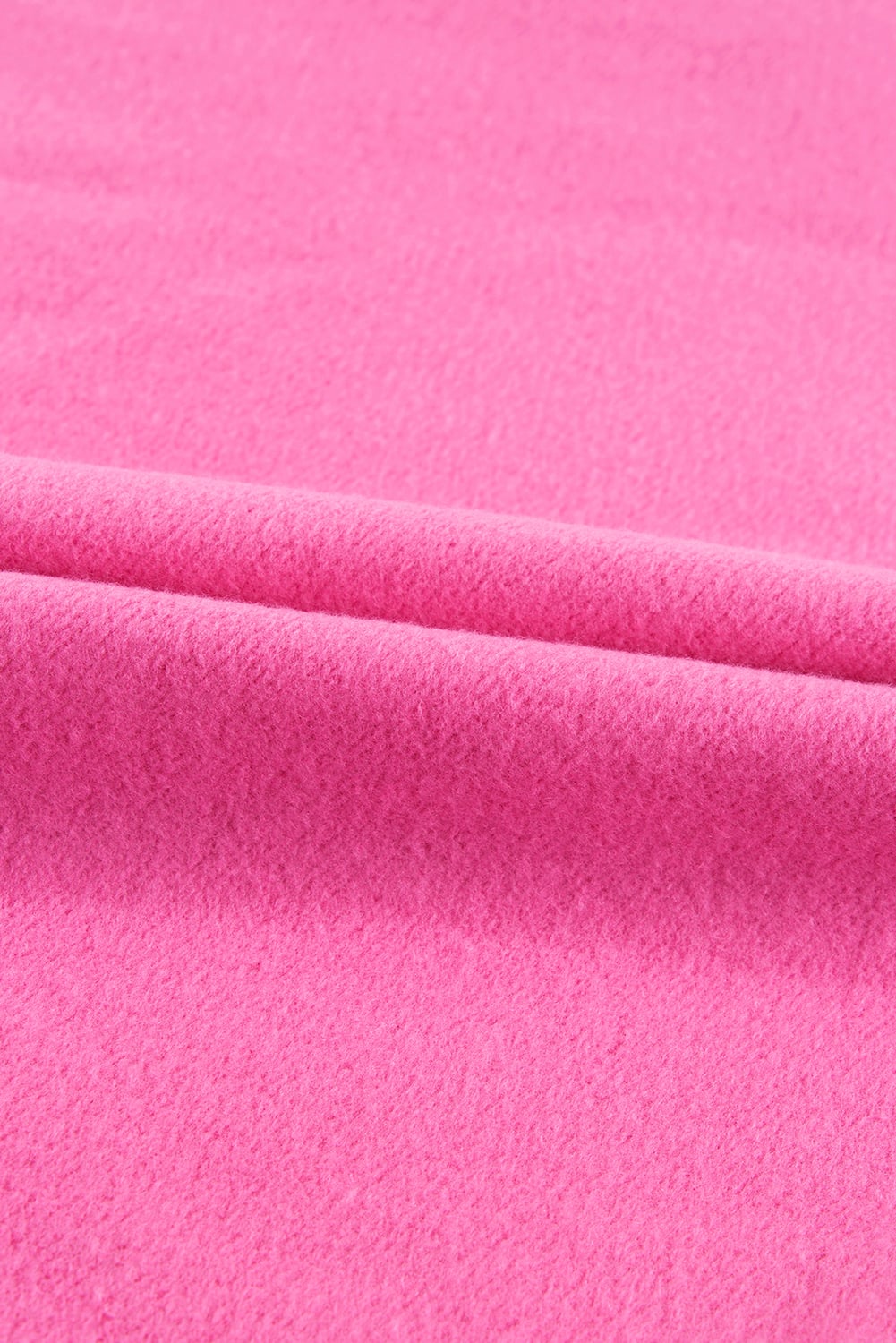 Bonbon Fleece Lined Half Zipper Kangaroo Pockets Loose Hoodie