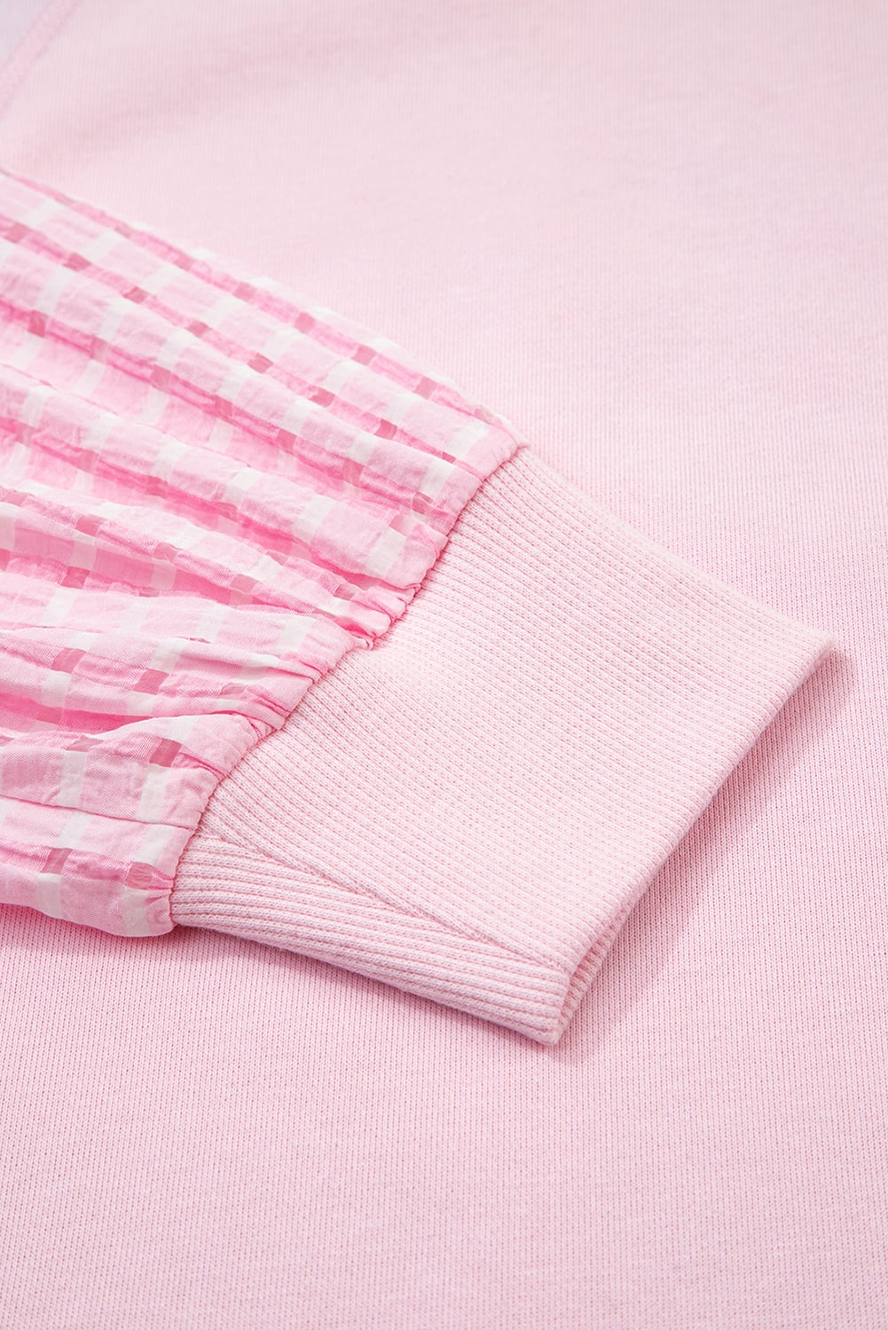 Bonbon Striped Colorblock Patchwork Raglan Pullover Top with Slits