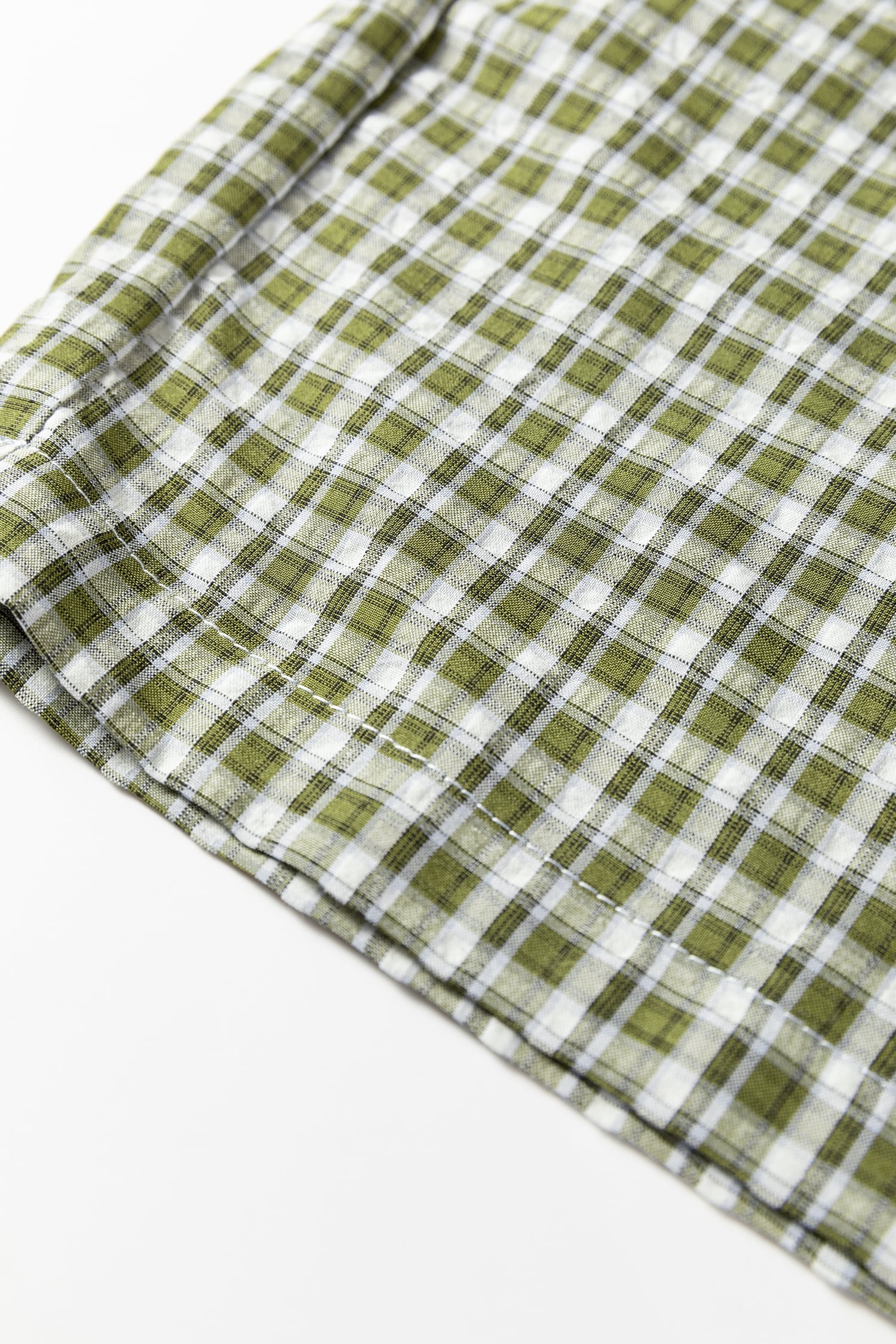 Brown Preppy Gingham Boxer Pants