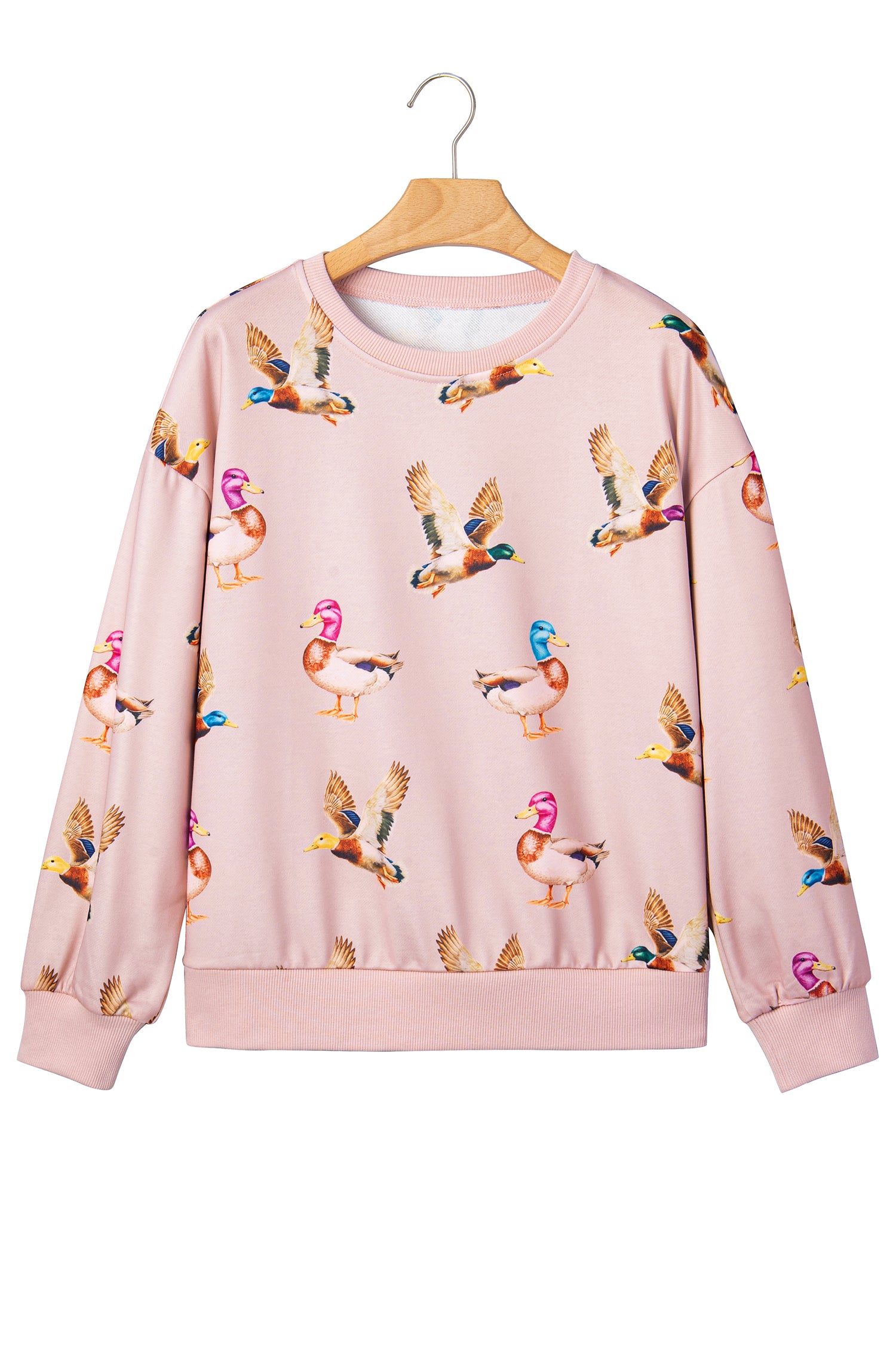 Multicolour Western Print Drop Shoulder Long Sleeve Sweatshirt