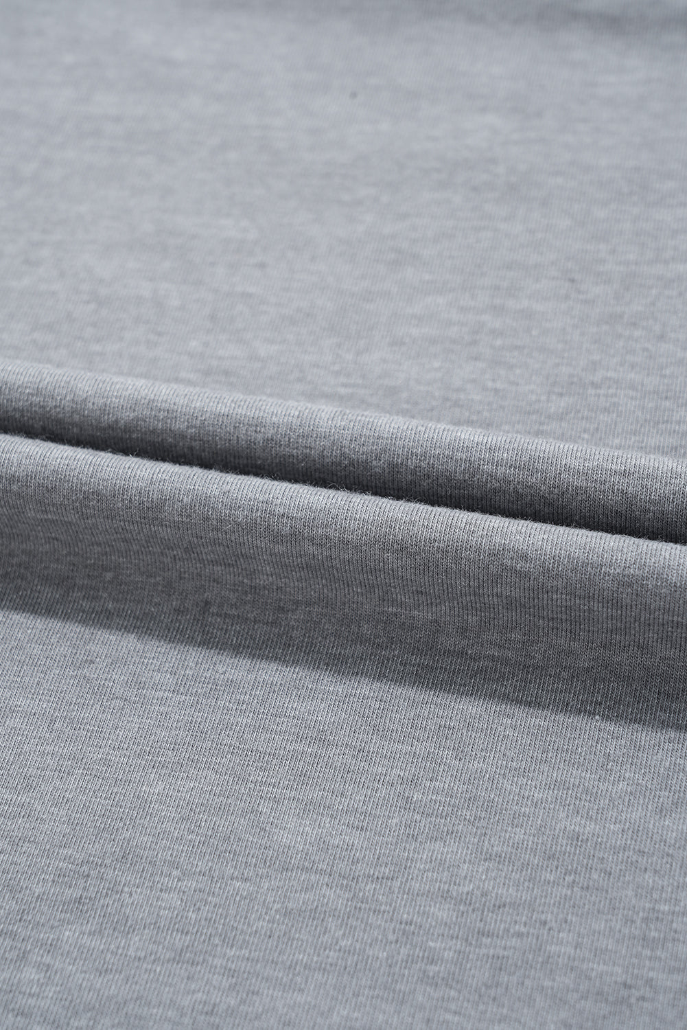 Gray Easter Egg HOPPY Chenille Patched Pattern T Shirt