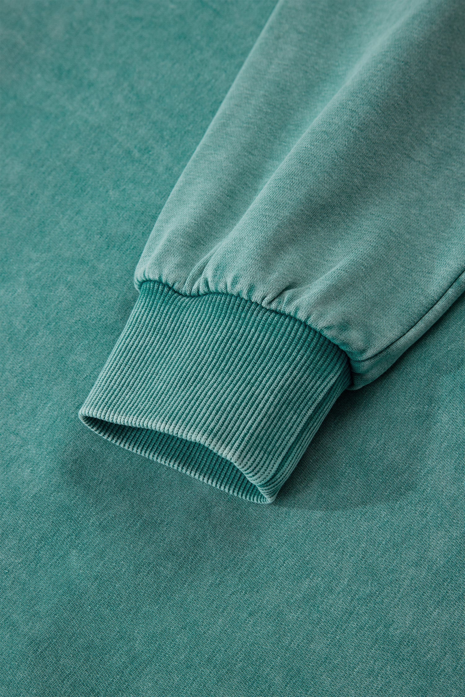 Canton Half Zip Kangaroo Pocket Mineral Wash Baggy Hoodie