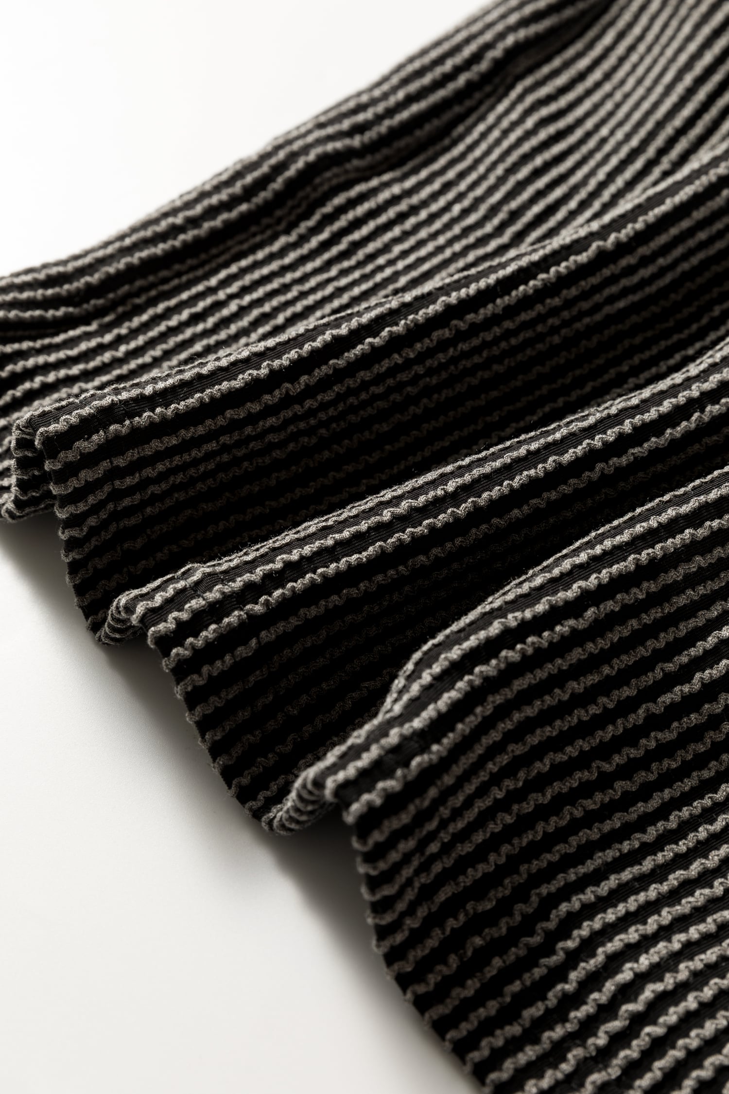 Carbon Grey Twisted Ribbed Dolman Long Sleeve Top