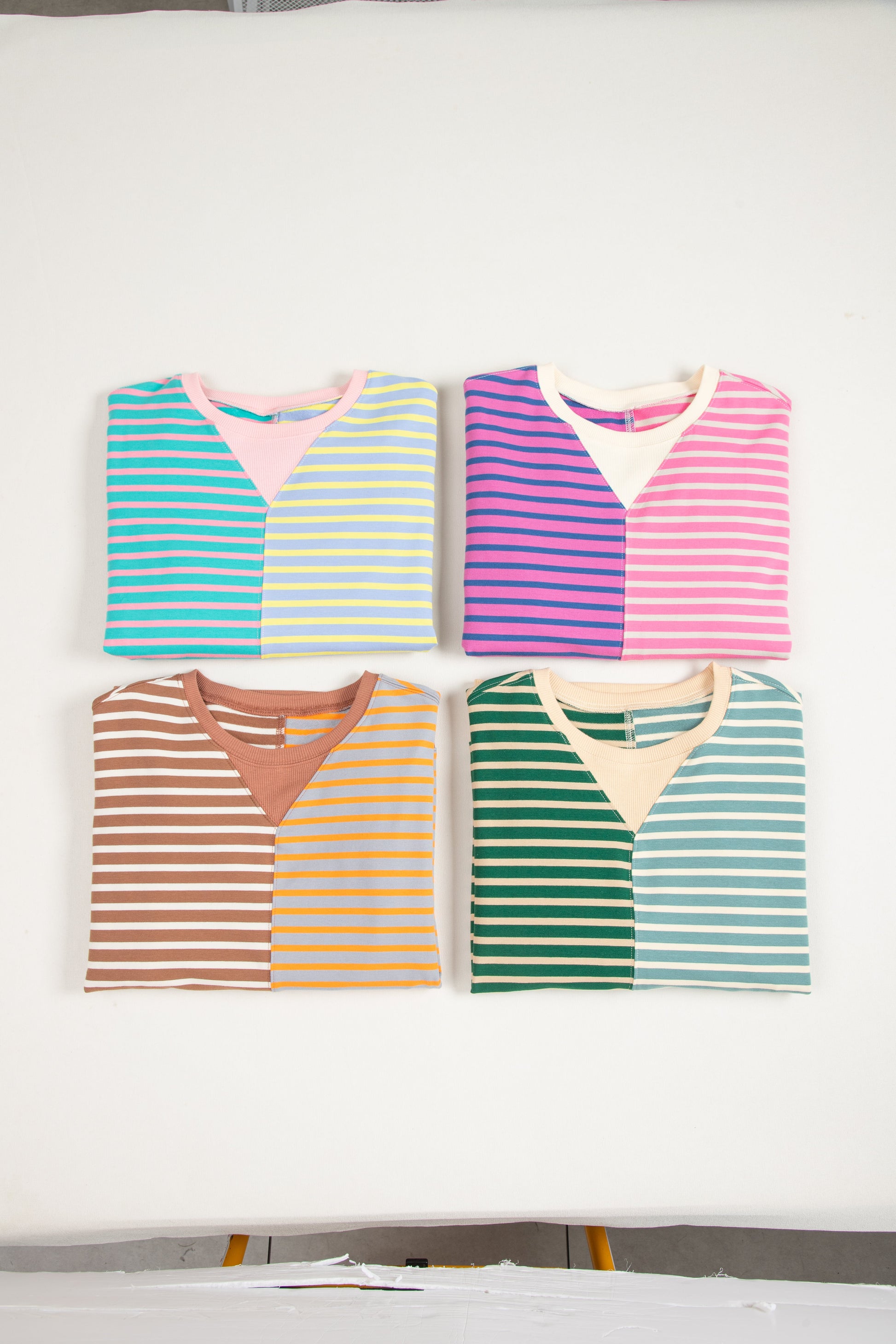 Colorblock Drop Shoulder Oversize Sweatshirt